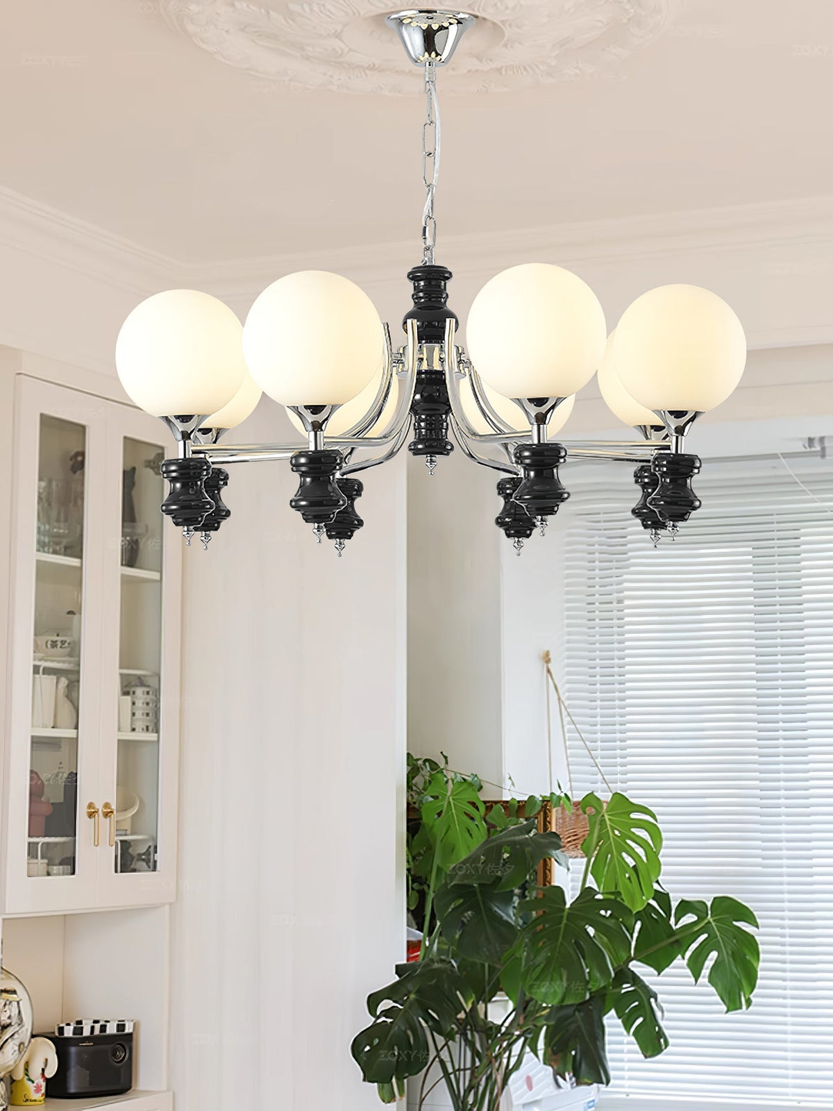 Miraena Kronleuchter Regal Orb mattiert