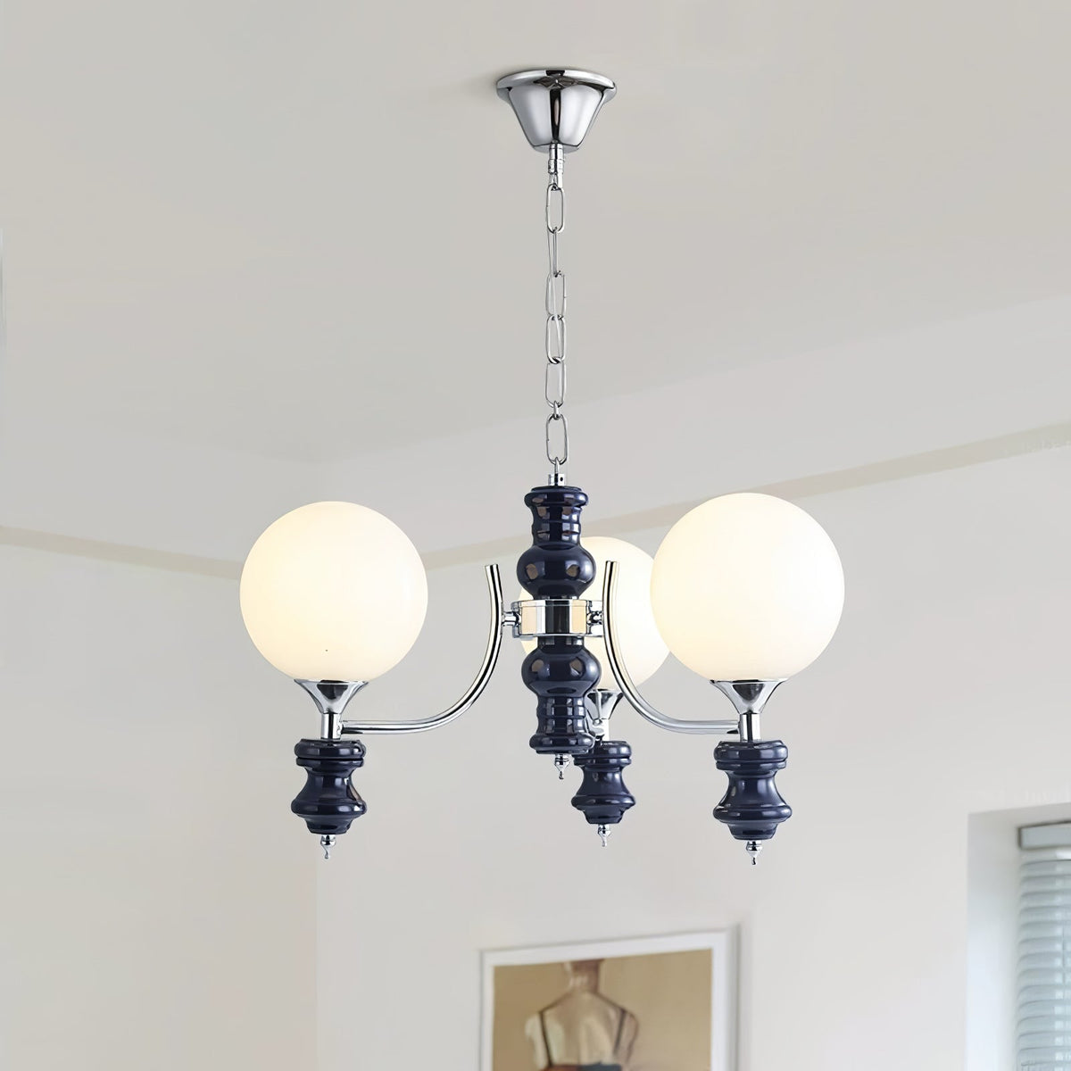 Miraena Kronleuchter Regal Orb mattiert