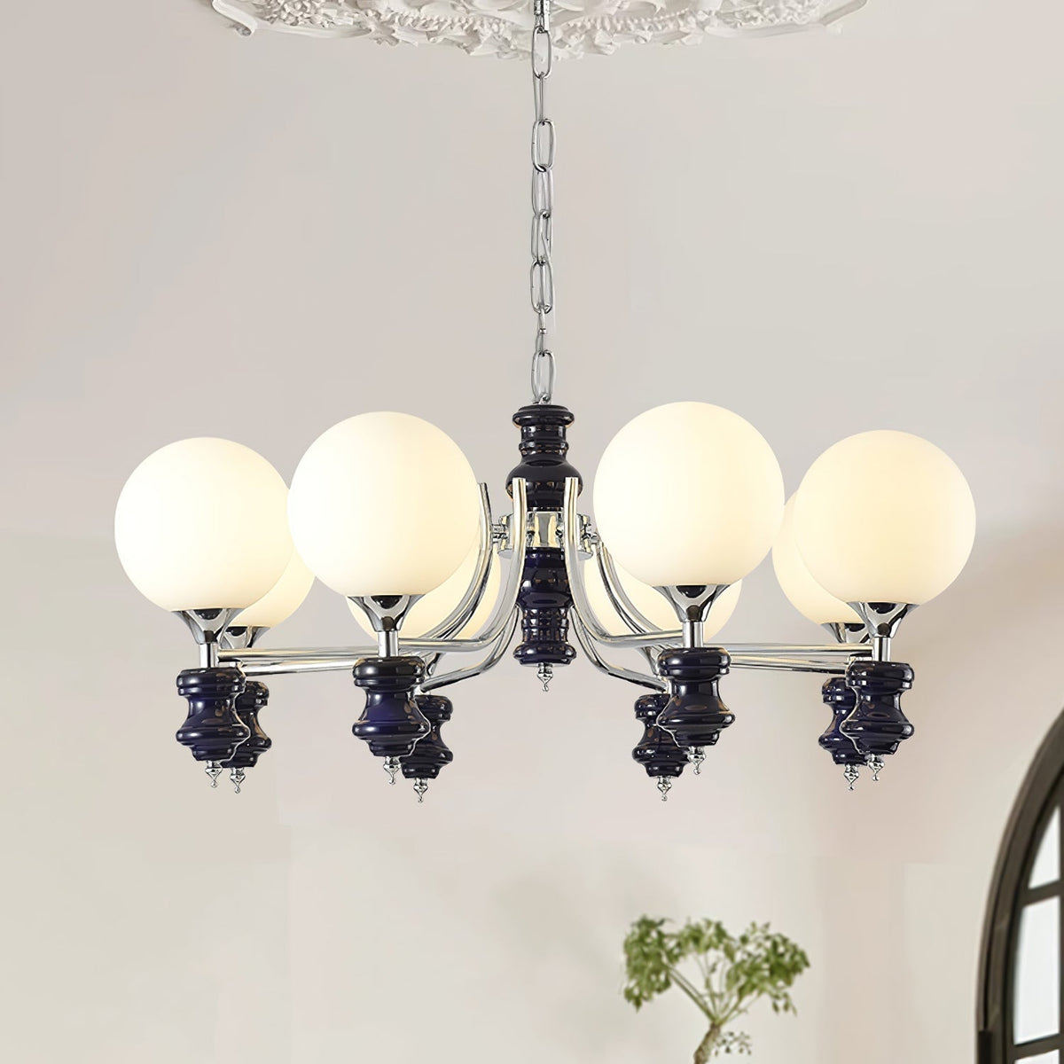 Miraena Kronleuchter Regal Orb mattiert