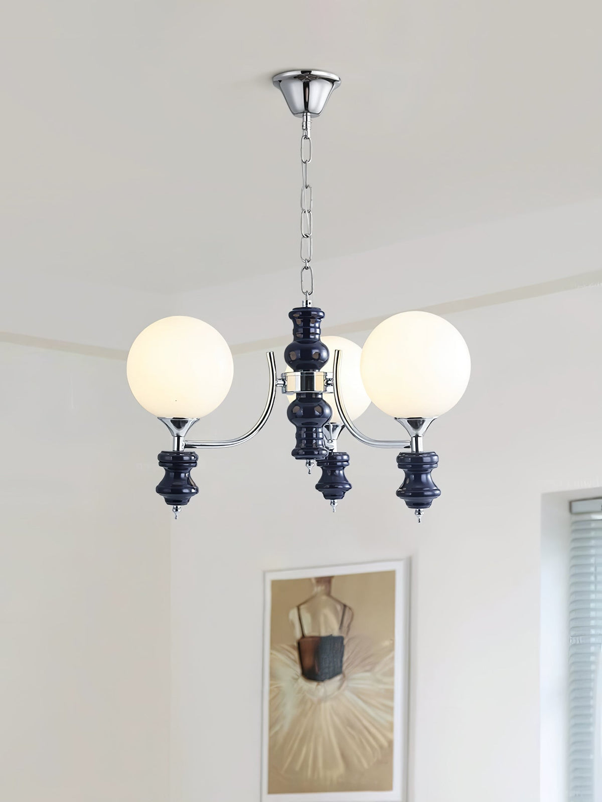 Miraena Kronleuchter Regal Orb mattiert