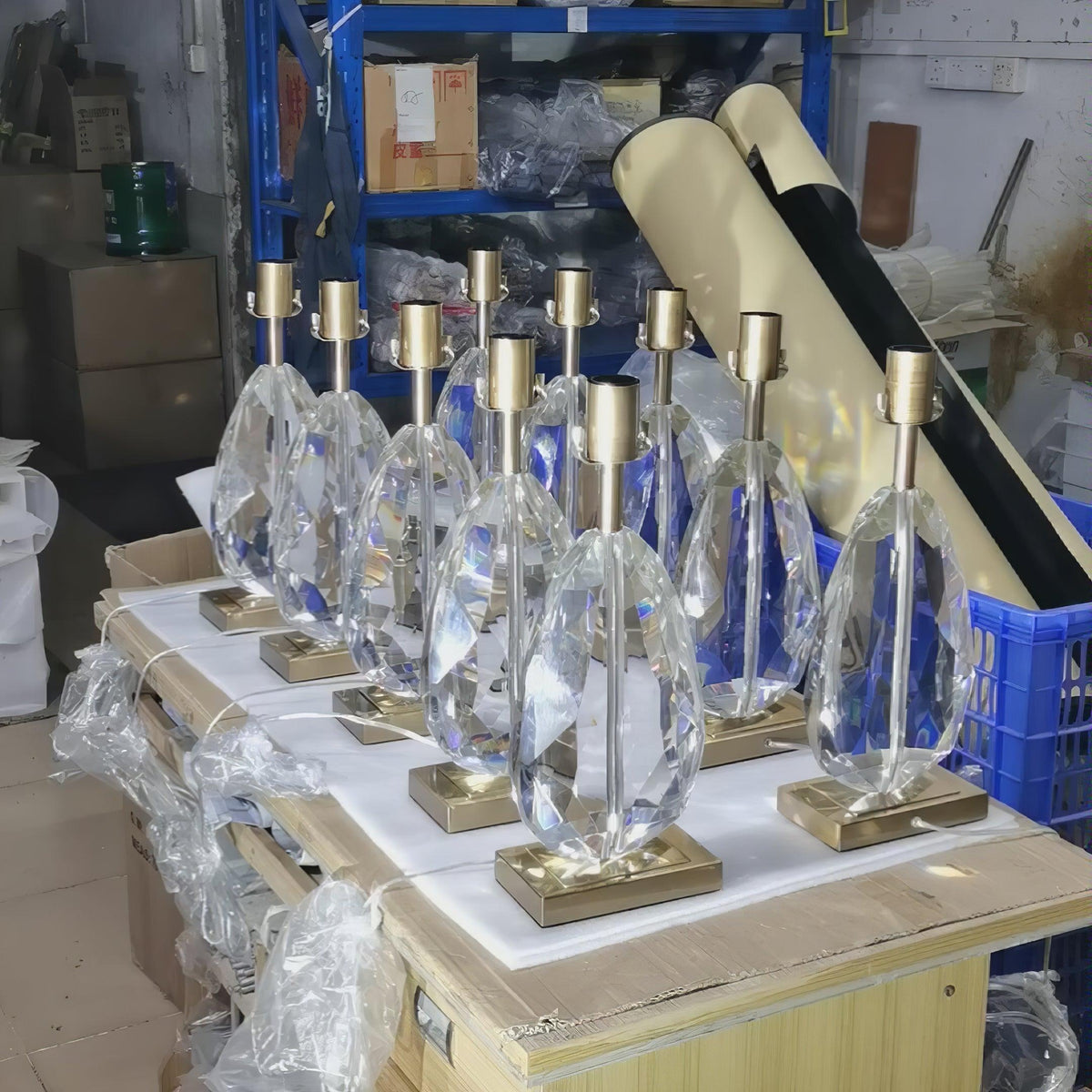 Ulliryre Luxe Kristall-Tischlampe