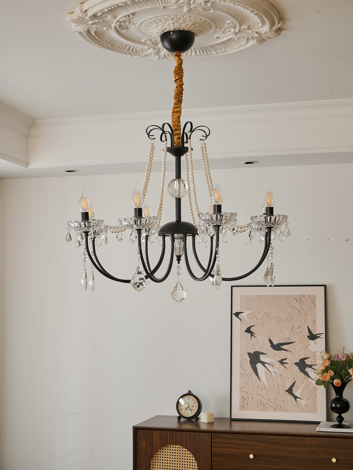 Ivinila Kronleuchter im postmodernen Luxus-Klassiker-Stil aus Kristall