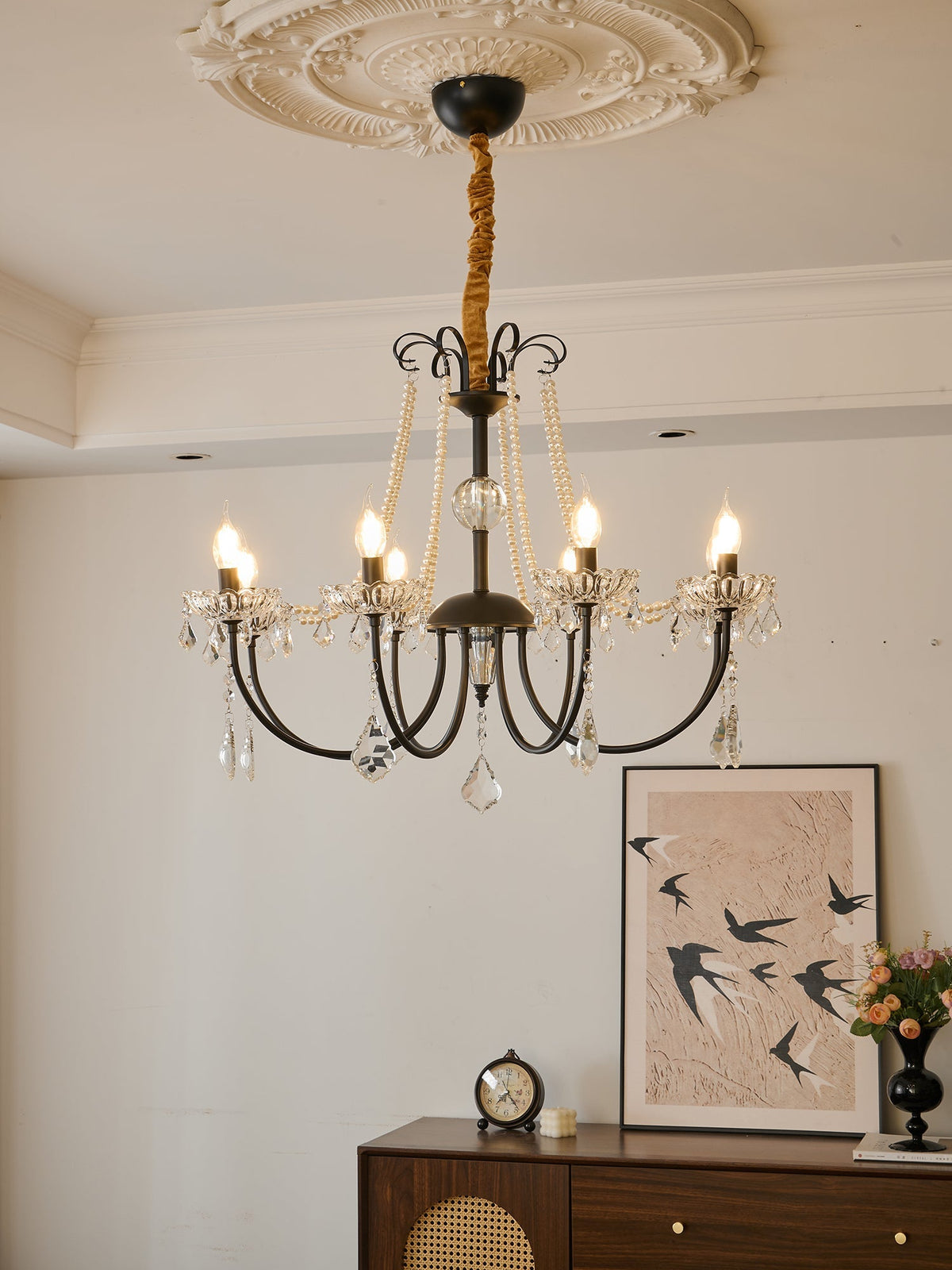 Ivinila Kronleuchter im postmodernen Luxus-Klassiker-Stil aus Kristall