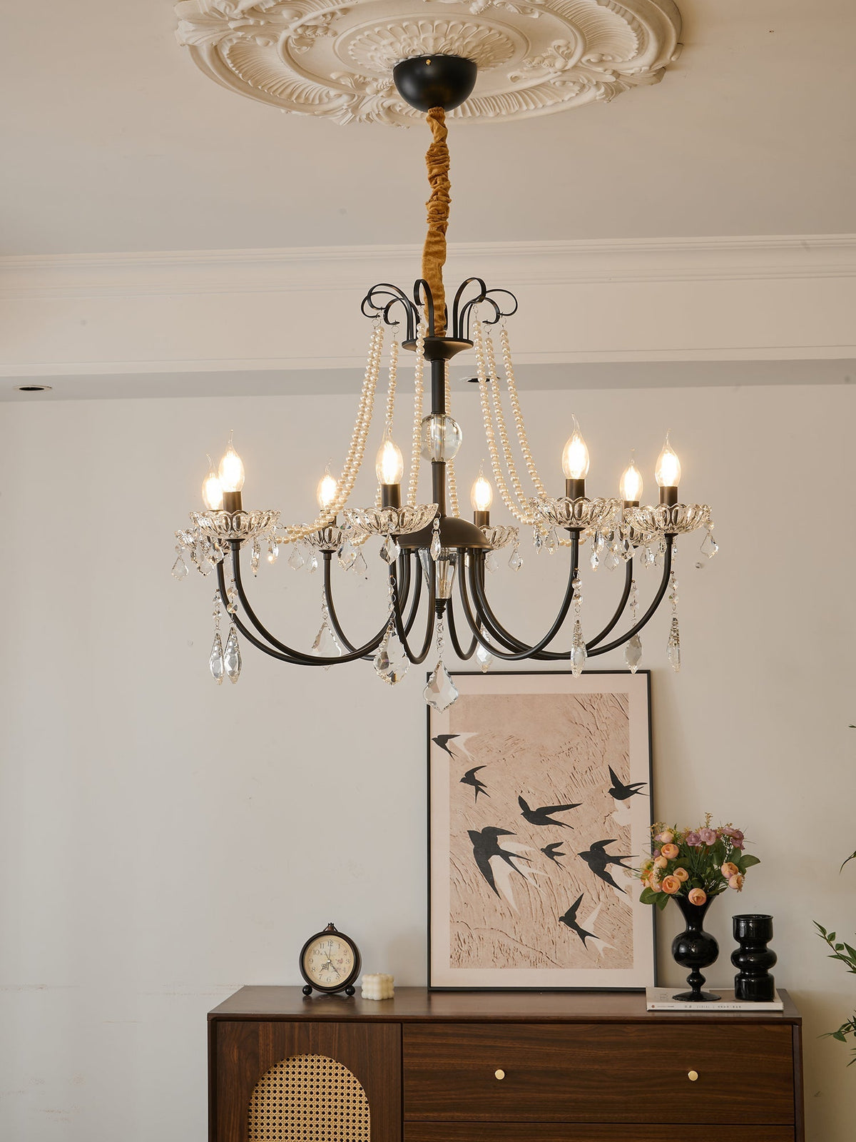 Ivinila Kronleuchter im postmodernen Luxus-Klassiker-Stil aus Kristall