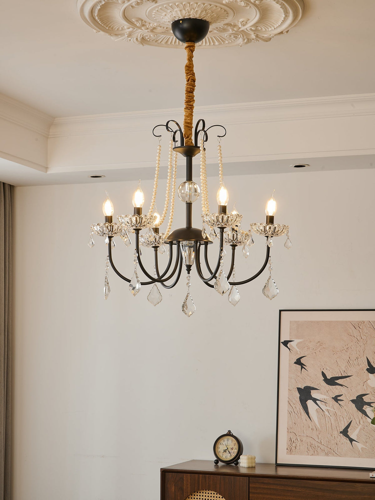 Ivinila Kronleuchter im postmodernen Luxus-Klassiker-Stil aus Kristall