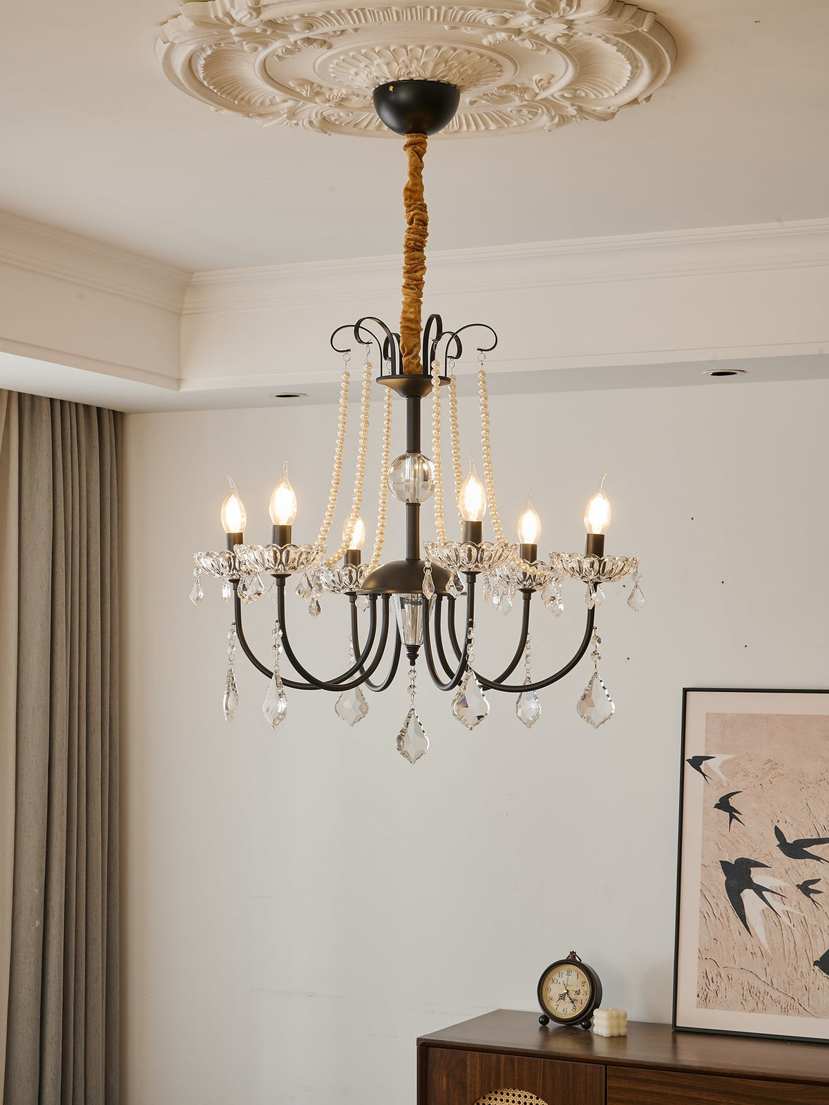 Ivinila Kronleuchter im postmodernen Luxus-Klassiker-Stil aus Kristall