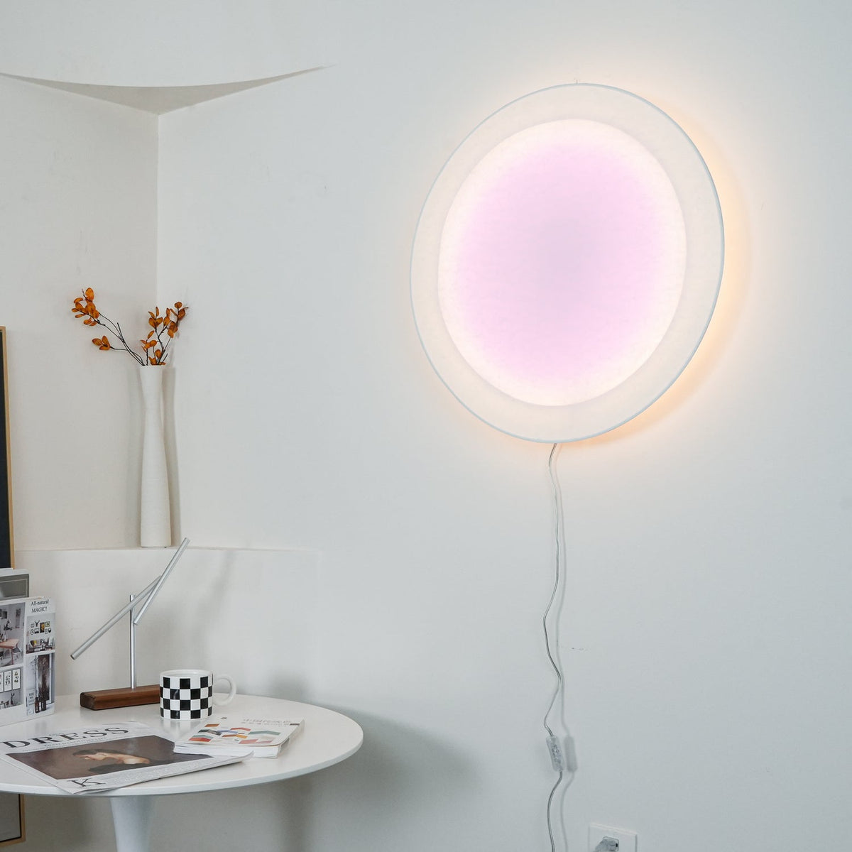 Kirixa Art Relax Wandleuchte mit Stecker US-Stecker