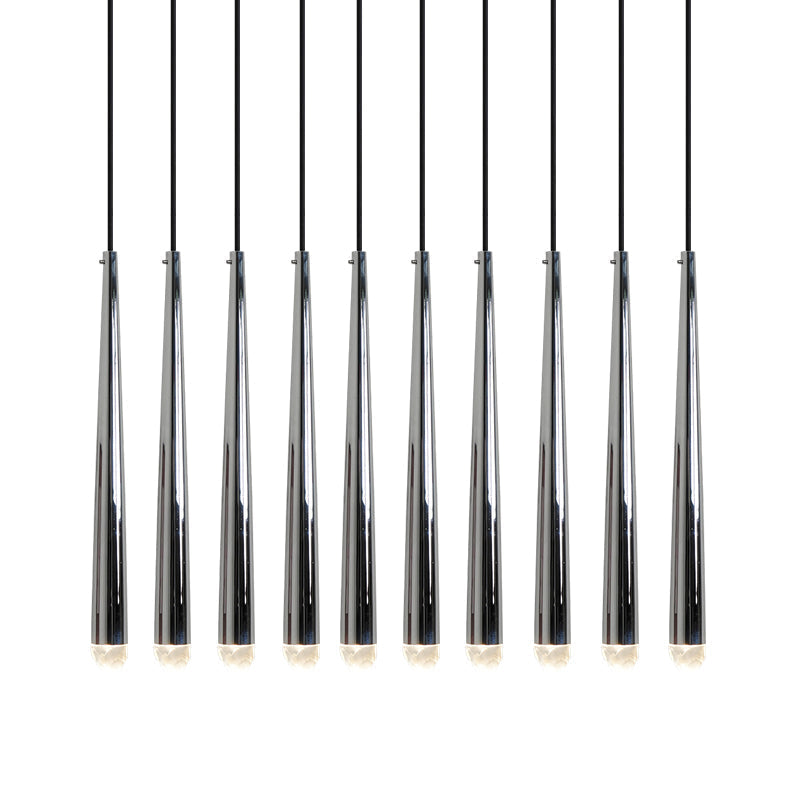 Kronleuchter mit poliertem Messing und Kristall-Lampenschirm minimalistisch