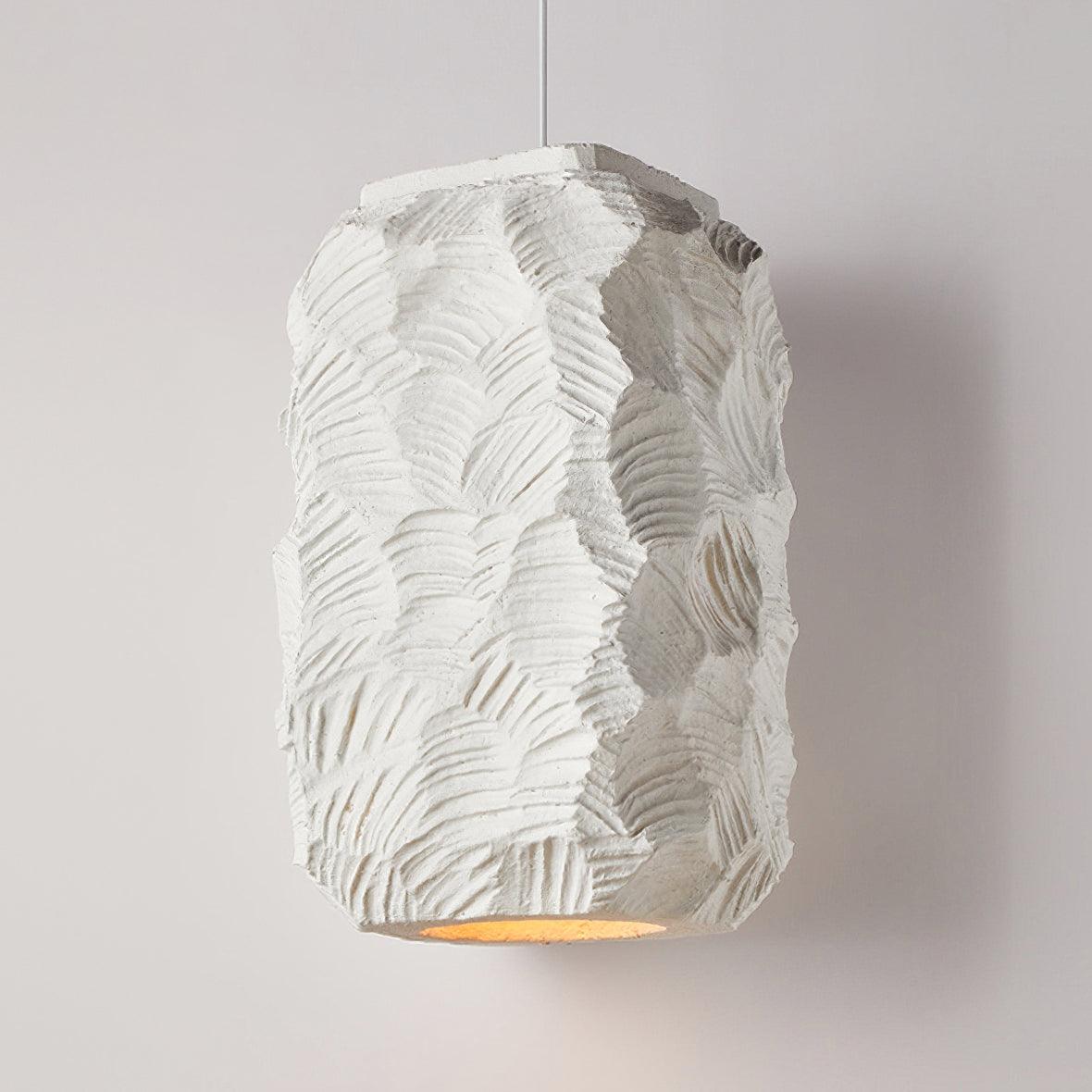 Olsilel Pendelleuchte aus Kunstharz im zeitgenössischen Design mit geometrischen Formen