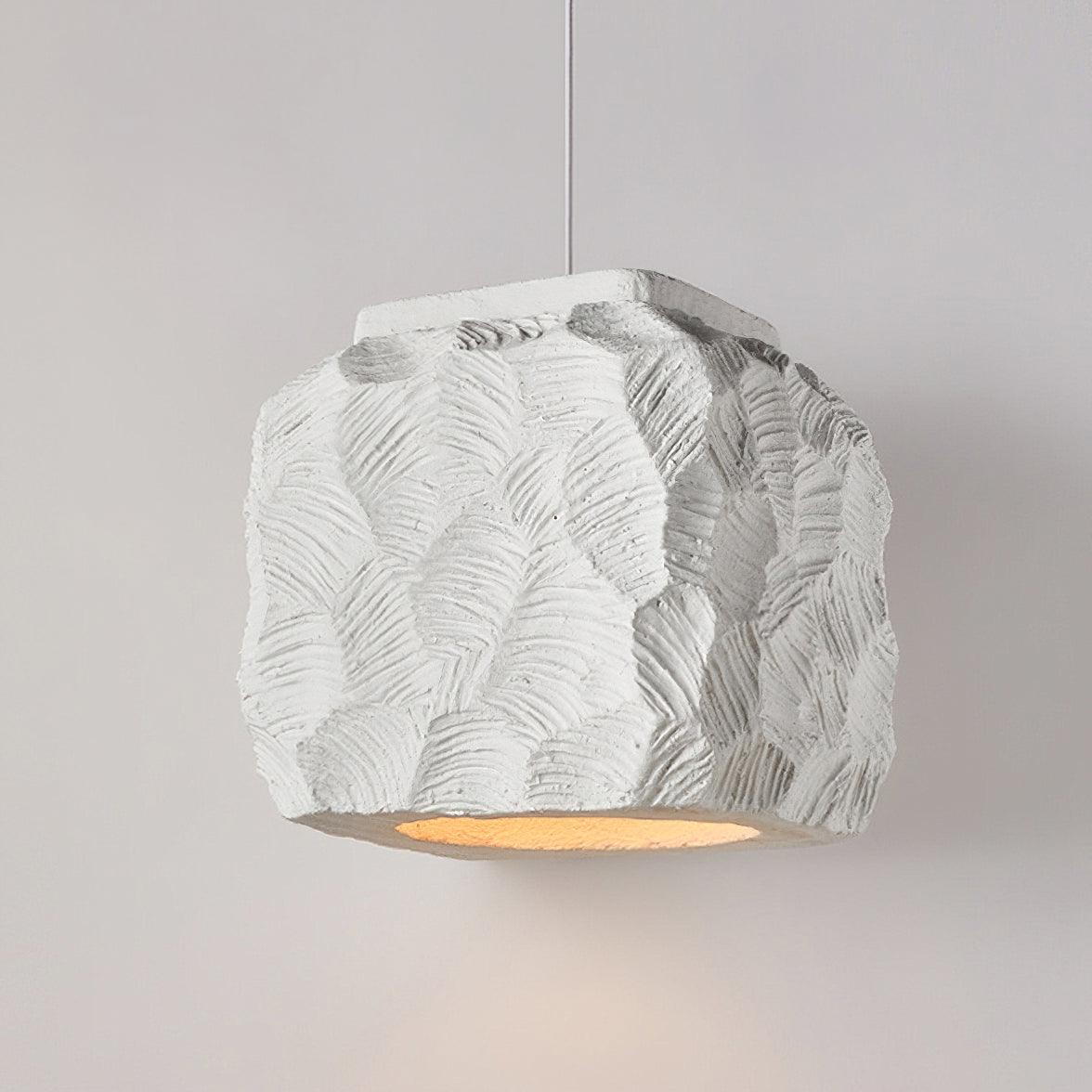 Olsilel Pendelleuchte aus Kunstharz im zeitgenössischen Design mit geometrischen Formen