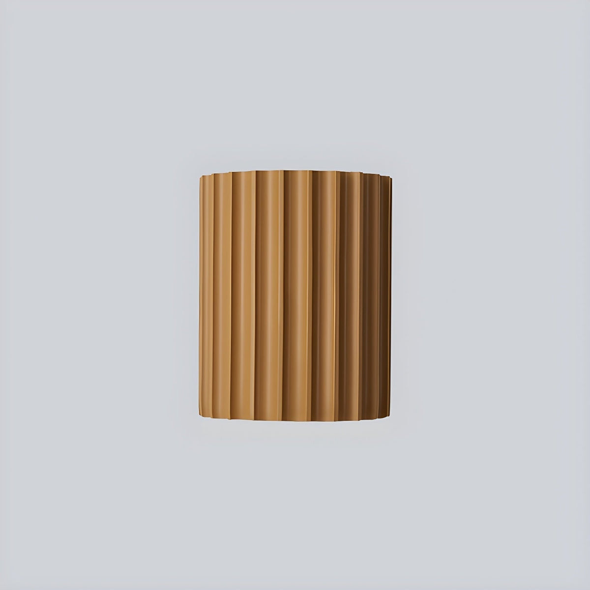 Ivvinen zeitgenössische Kunst-Wandleuchte aus Ribbed-Kunstharz