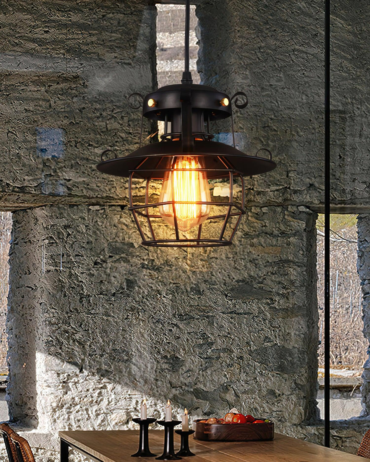 Harbor Vintage Birdcage Pendelleuchte