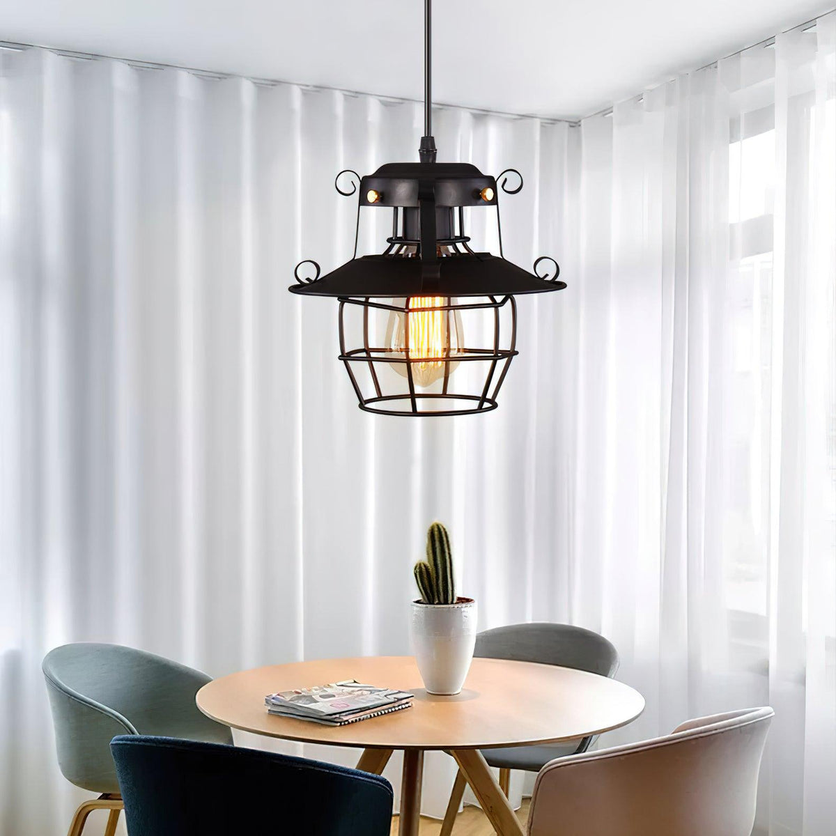 Harbor Vintage Birdcage Pendelleuchte