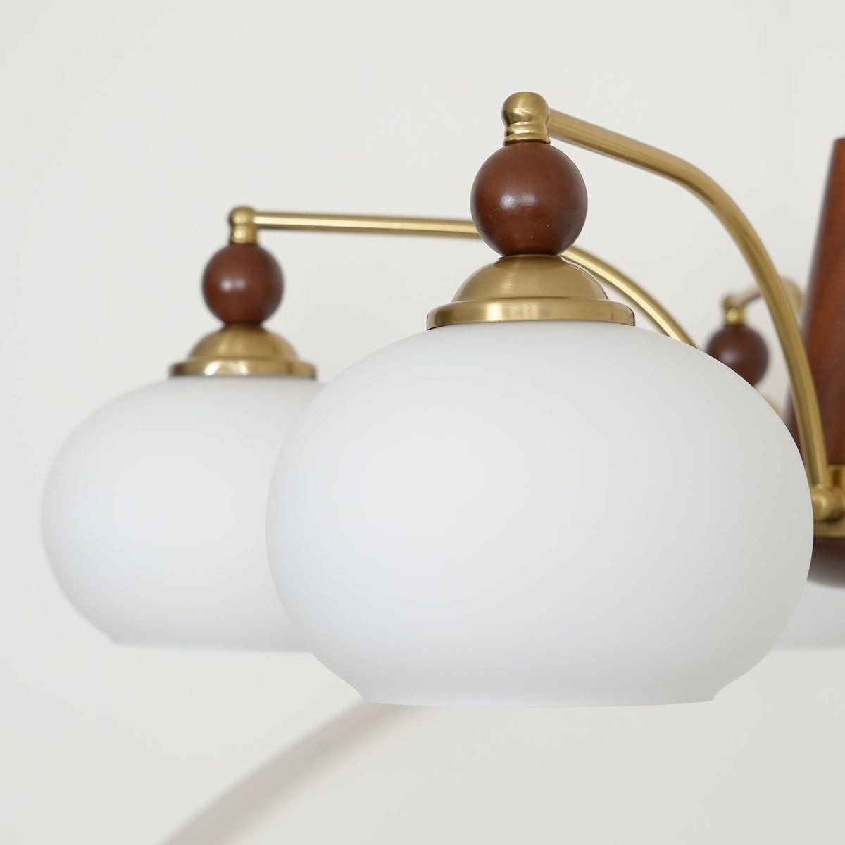 Vevely Pendelleuchte Retro Gelb Glas Messing