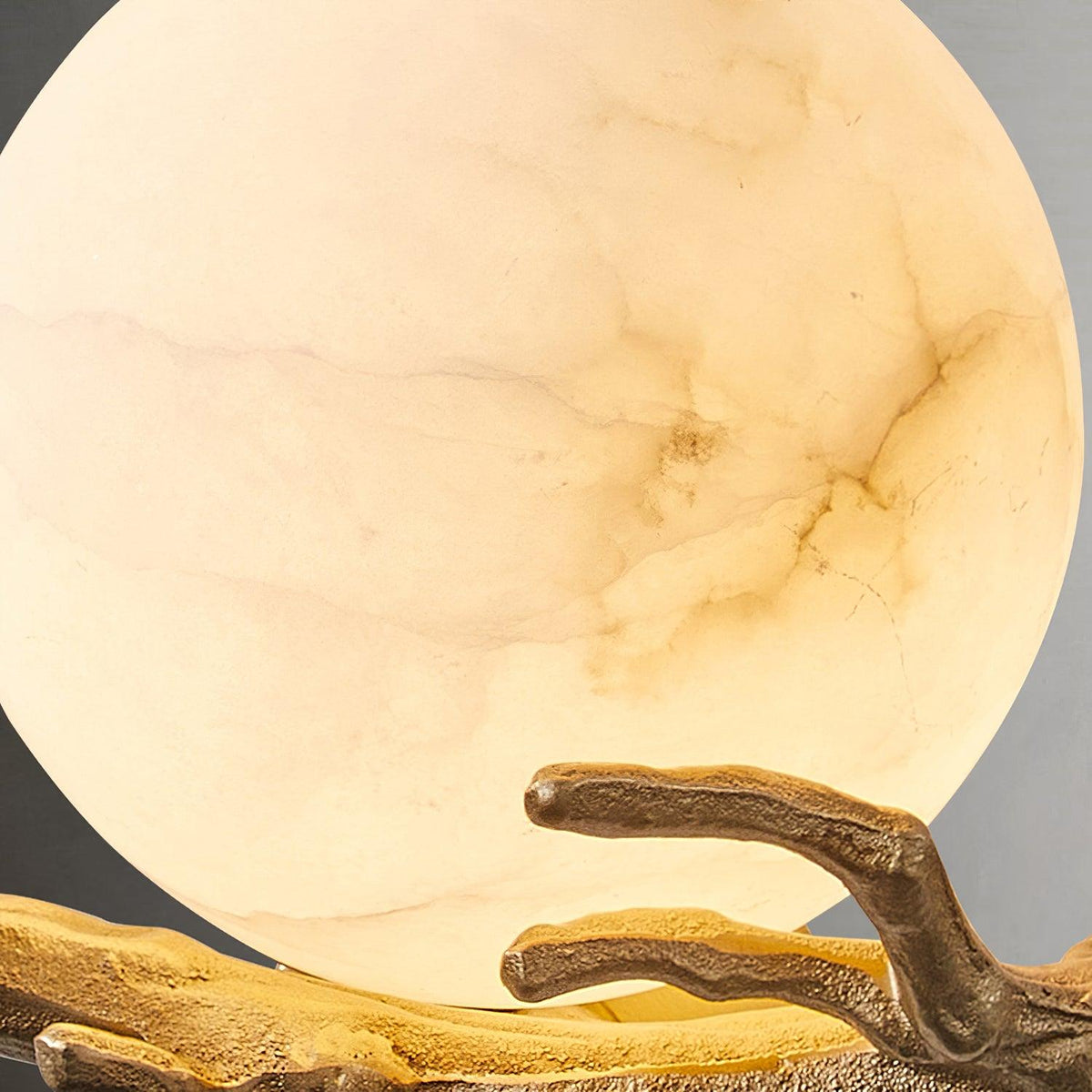 Erixa Retro Twigs Messing Marmor Wandleuchte