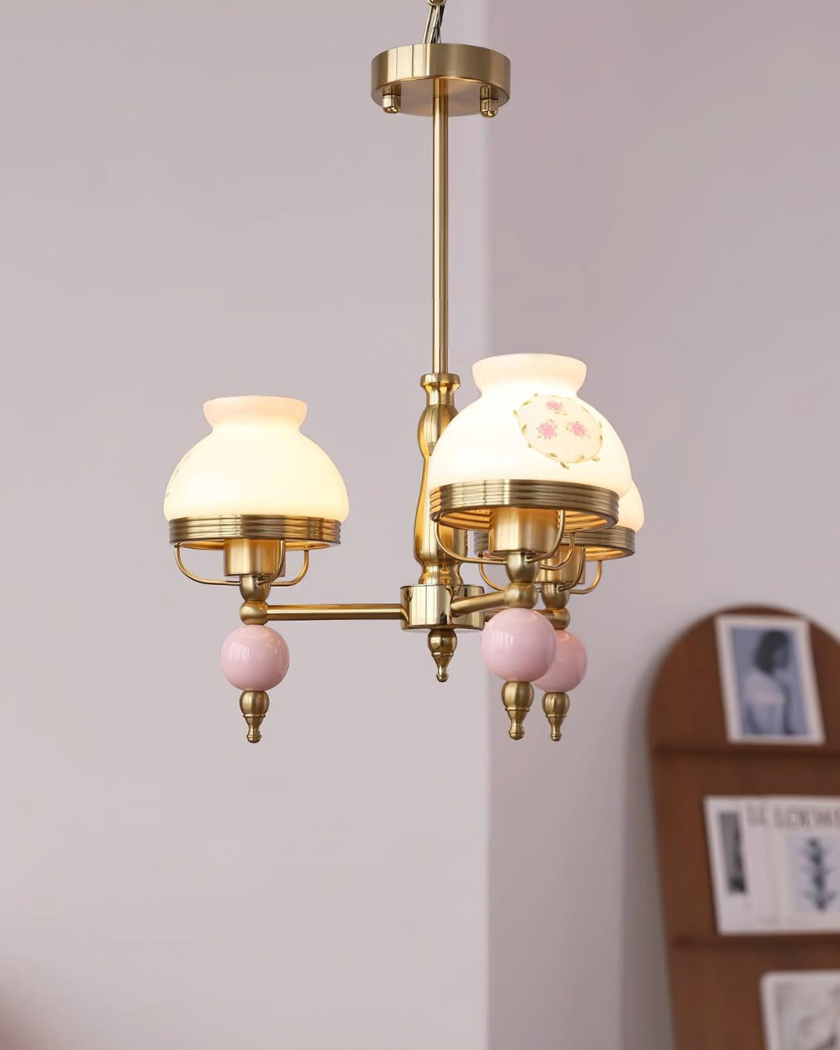 Kronleuchter aus Glas und Metall für Esszimmer oder Wohnzimmer Vintage | Cielum
