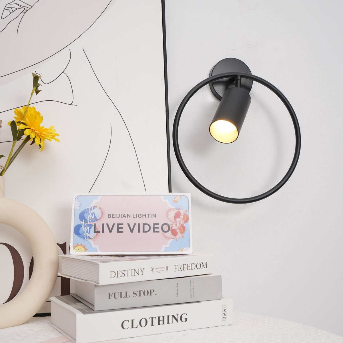 Ardineria Wandleuchte modern minimalistisch aus Metall