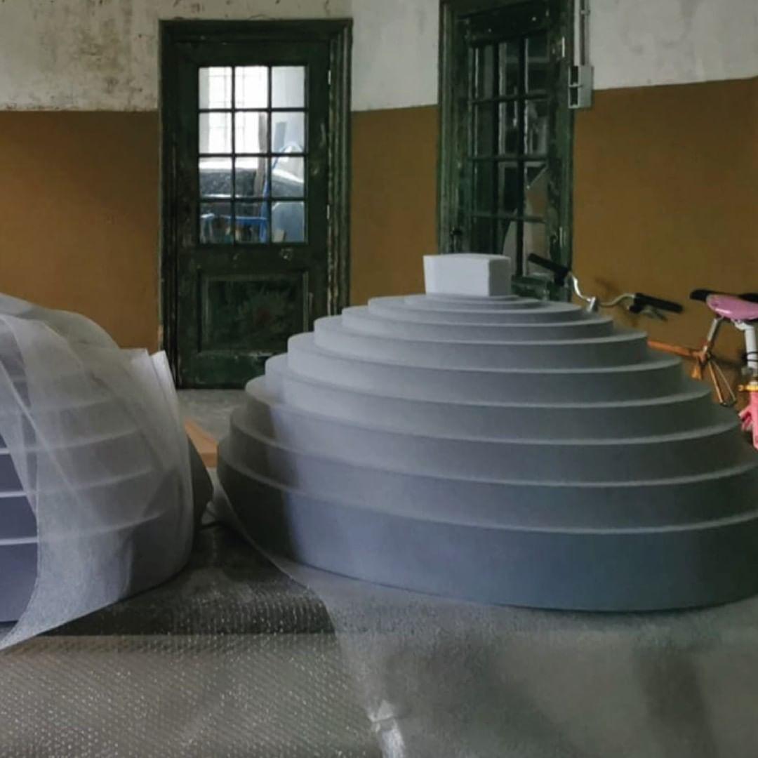 Lisken zeitgenössische Kunstfeld-Pendelleuchte aus Kunstharz