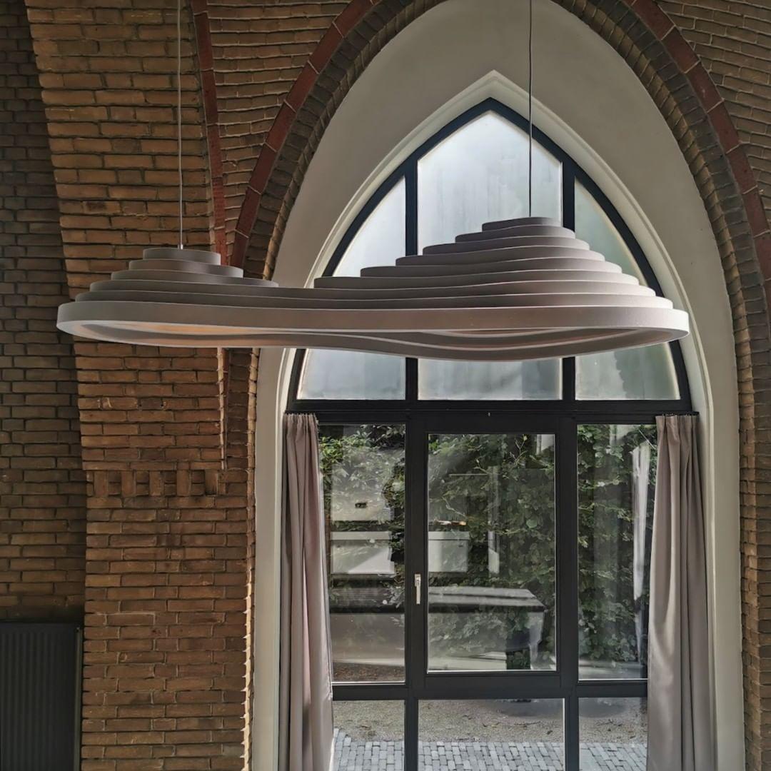 Lisken zeitgenössische Kunstfeld-Pendelleuchte aus Kunstharz