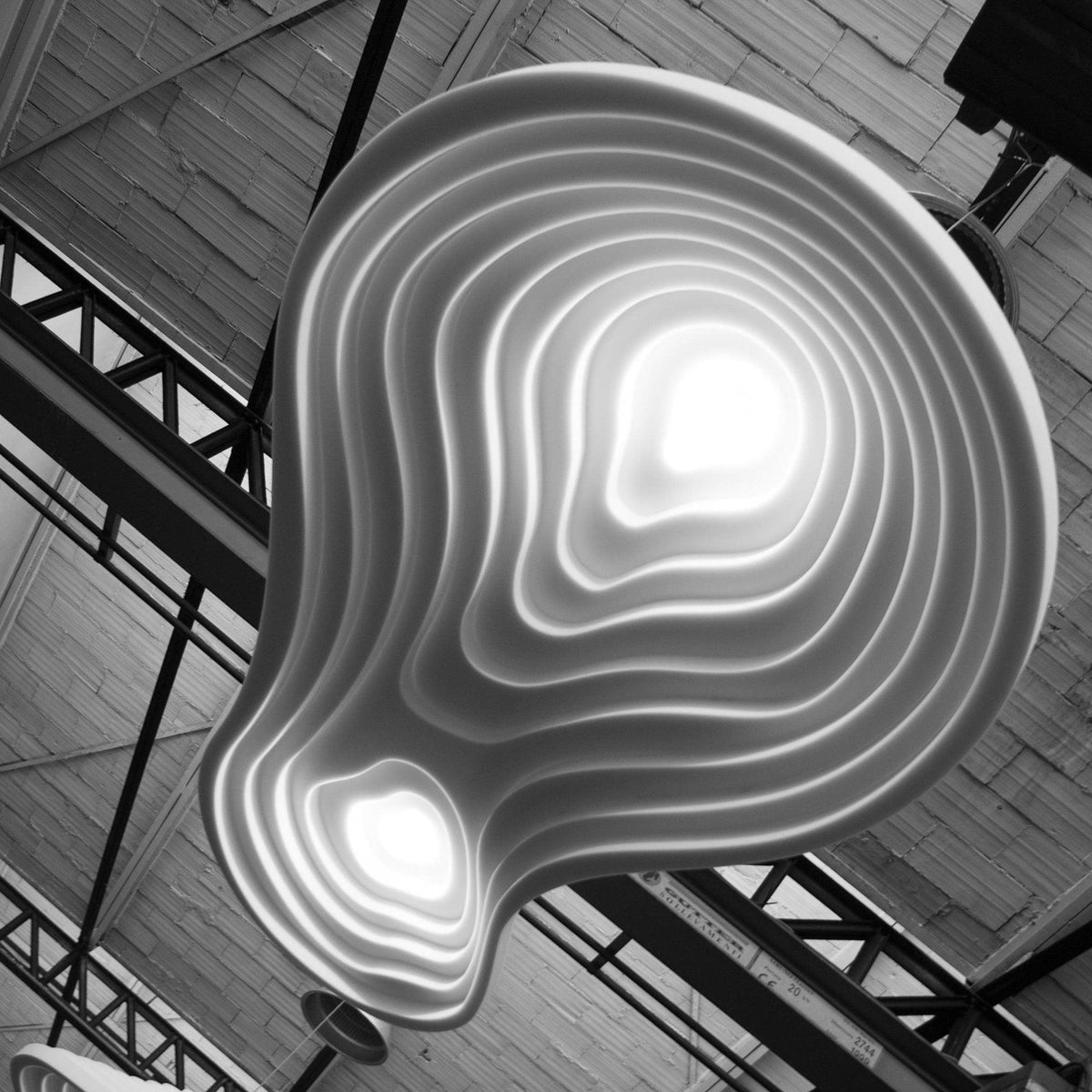 Lisken zeitgenössische Kunstfeld-Pendelleuchte aus Kunstharz