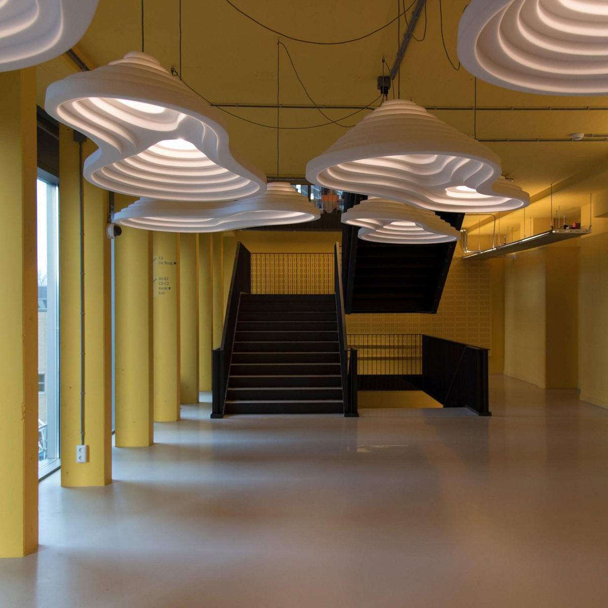Lisken zeitgenössische Kunstfeld-Pendelleuchte aus Kunstharz