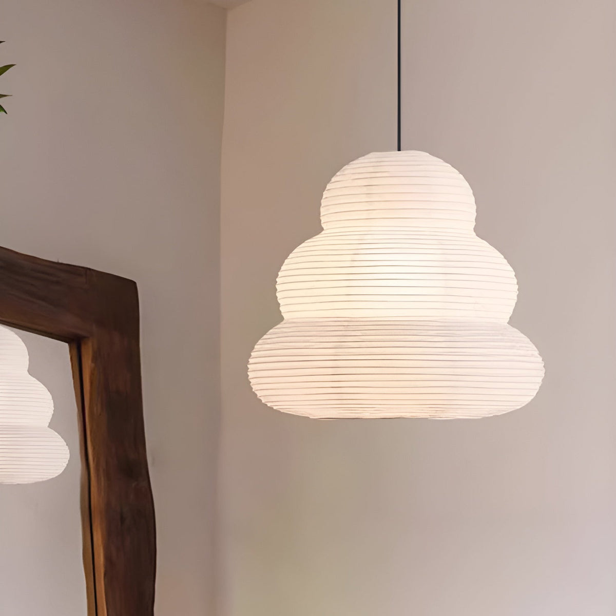 Gemma moderne Pendelleuchte aus Papier