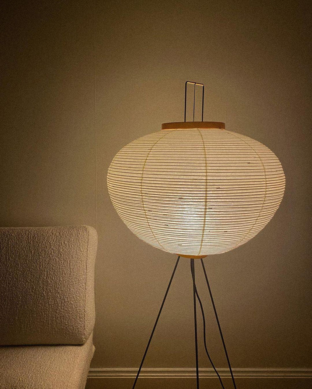 Krelix Papier-Stehleuchte skandinavischer Stil