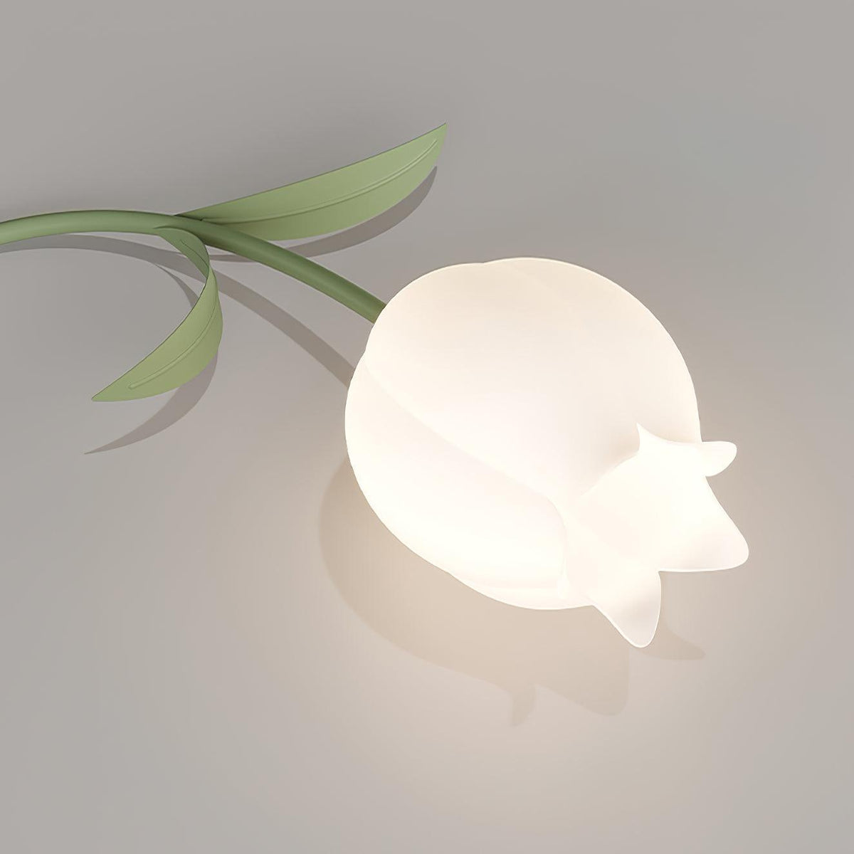 Ivory Deckenleuchte Lily Flower Blossom Grün Basis