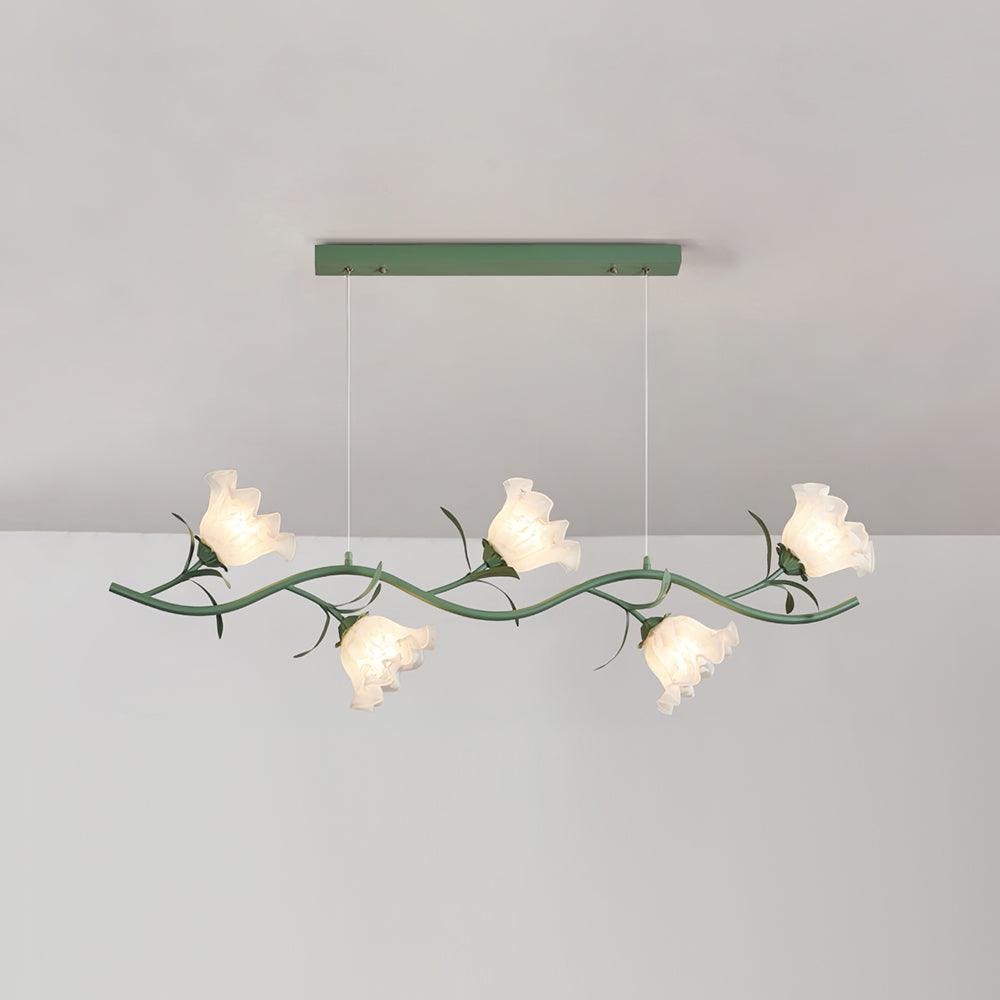 Liorareon Kronleuchter Floral Milchglas