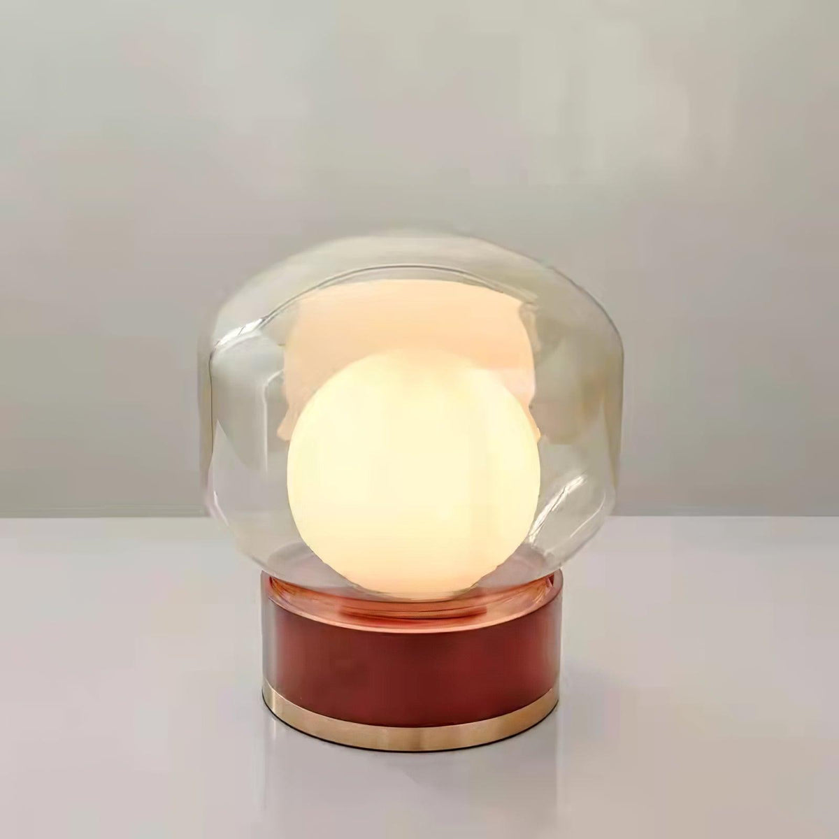 Brinox Holzkunst-Tischleuchte