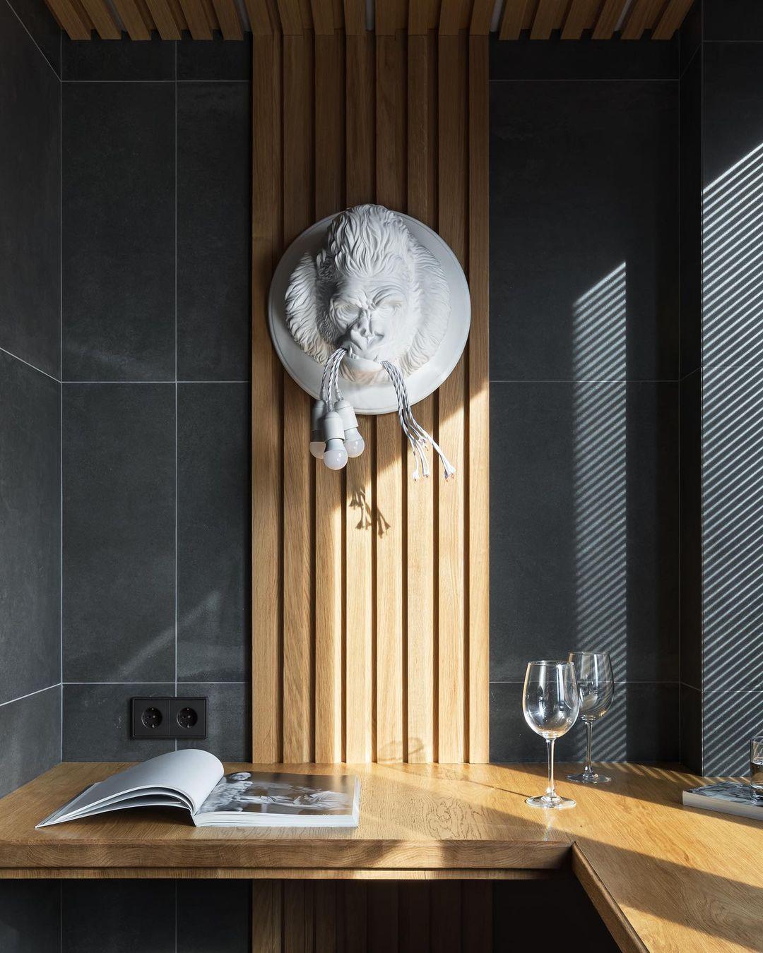 Emlen Premium Elegance Kunstharz-Wandleuchte