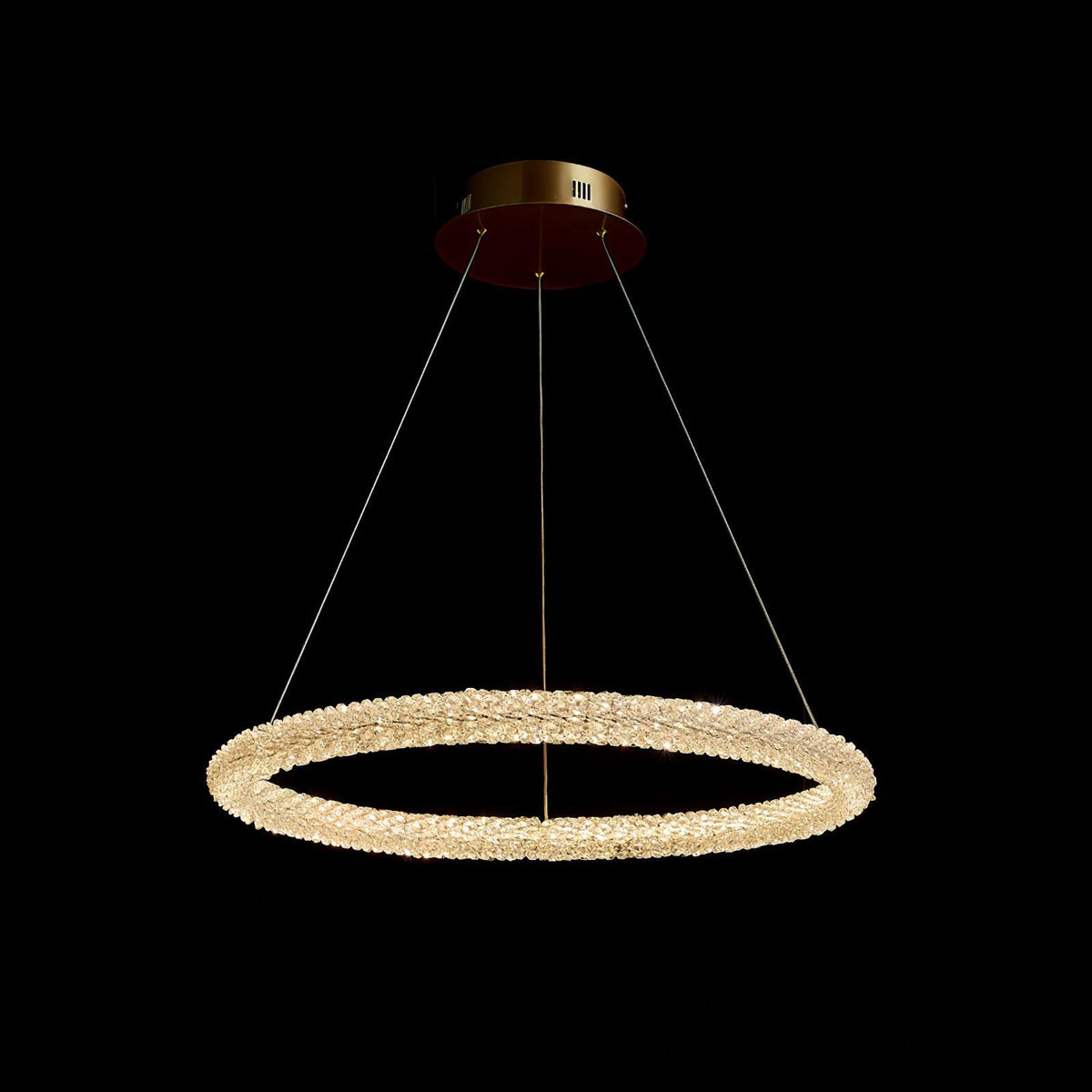 Seleira Kronleuchter Ring Kristall LED