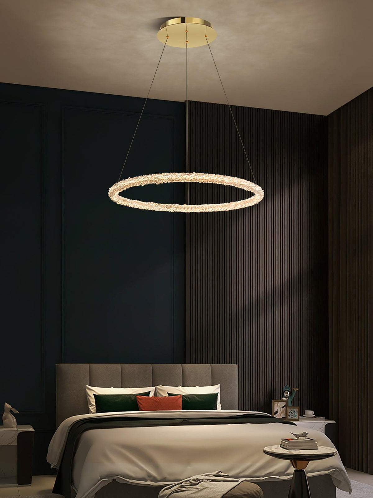 Seleira Kronleuchter Ring Kristall LED