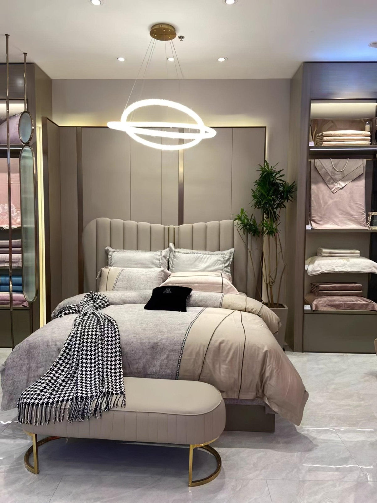 Seleira Kronleuchter Ring Kristall LED