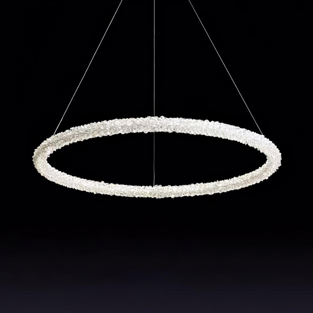Seleira Kronleuchter Ring Kristall LED