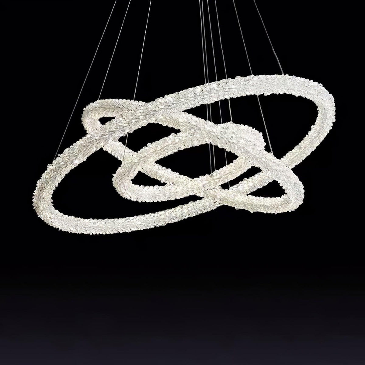 Seleira Kronleuchter Ring Kristall LED