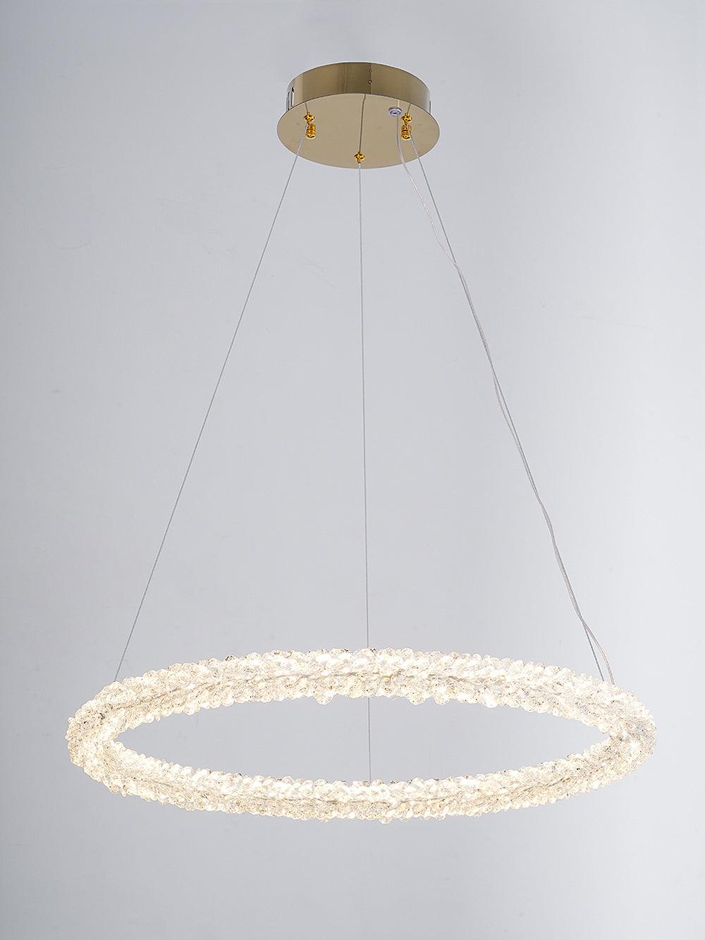 Seleira Kronleuchter Ring Kristall LED