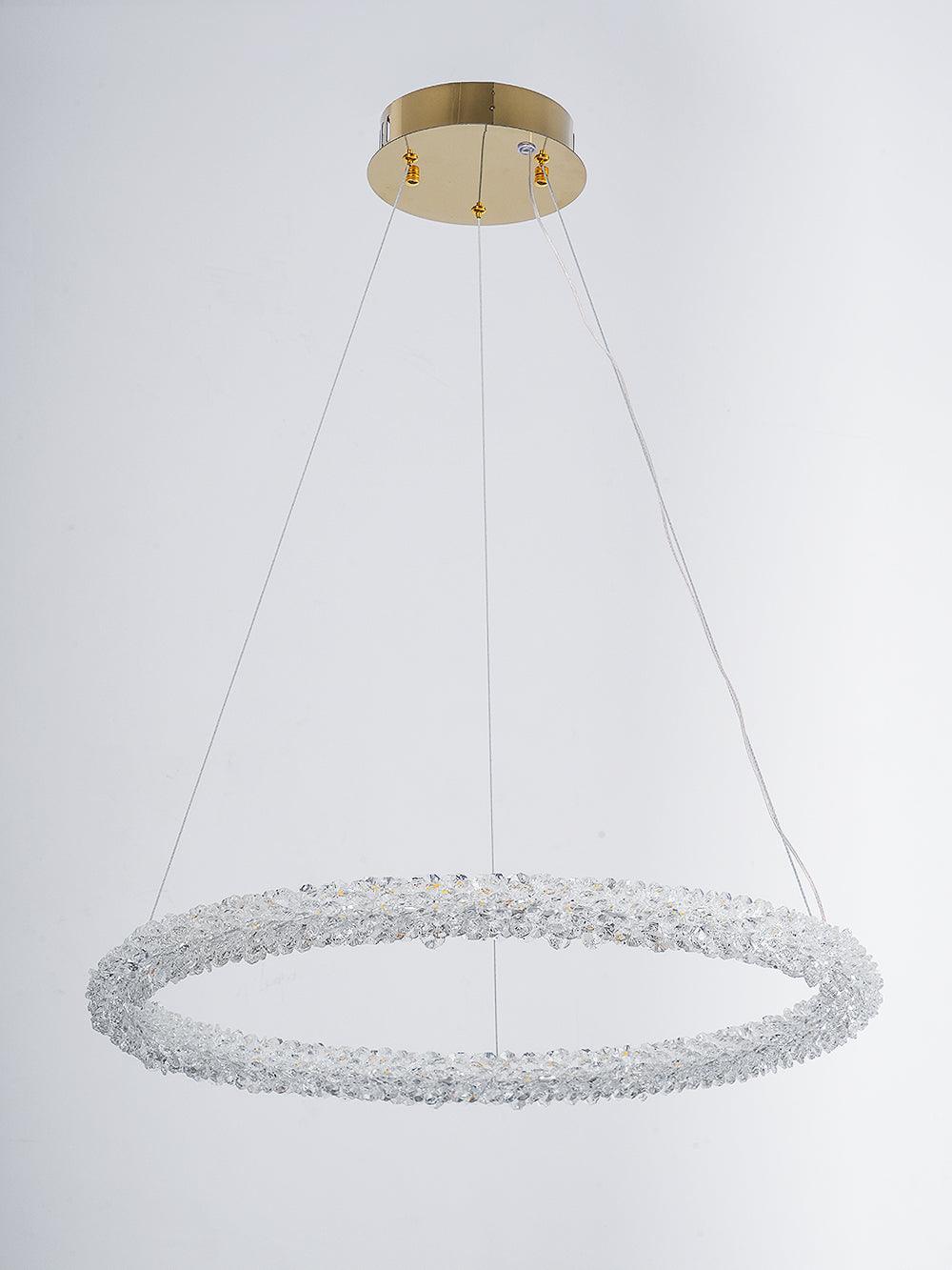 Seleira Kronleuchter Ring Kristall LED