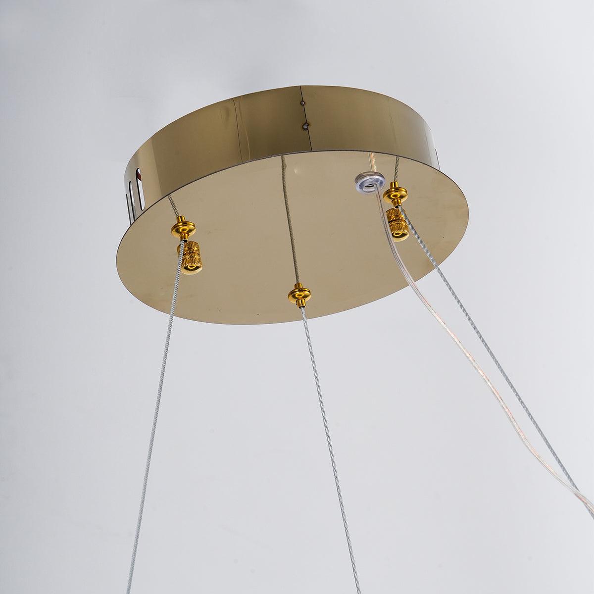 Seleira Kronleuchter Ring Kristall LED