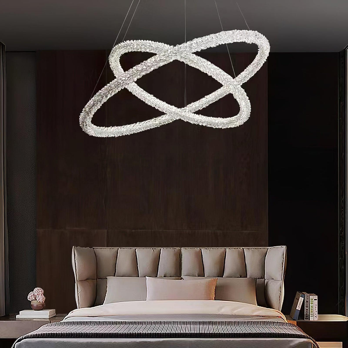 Seleira Kronleuchter Ring Kristall LED