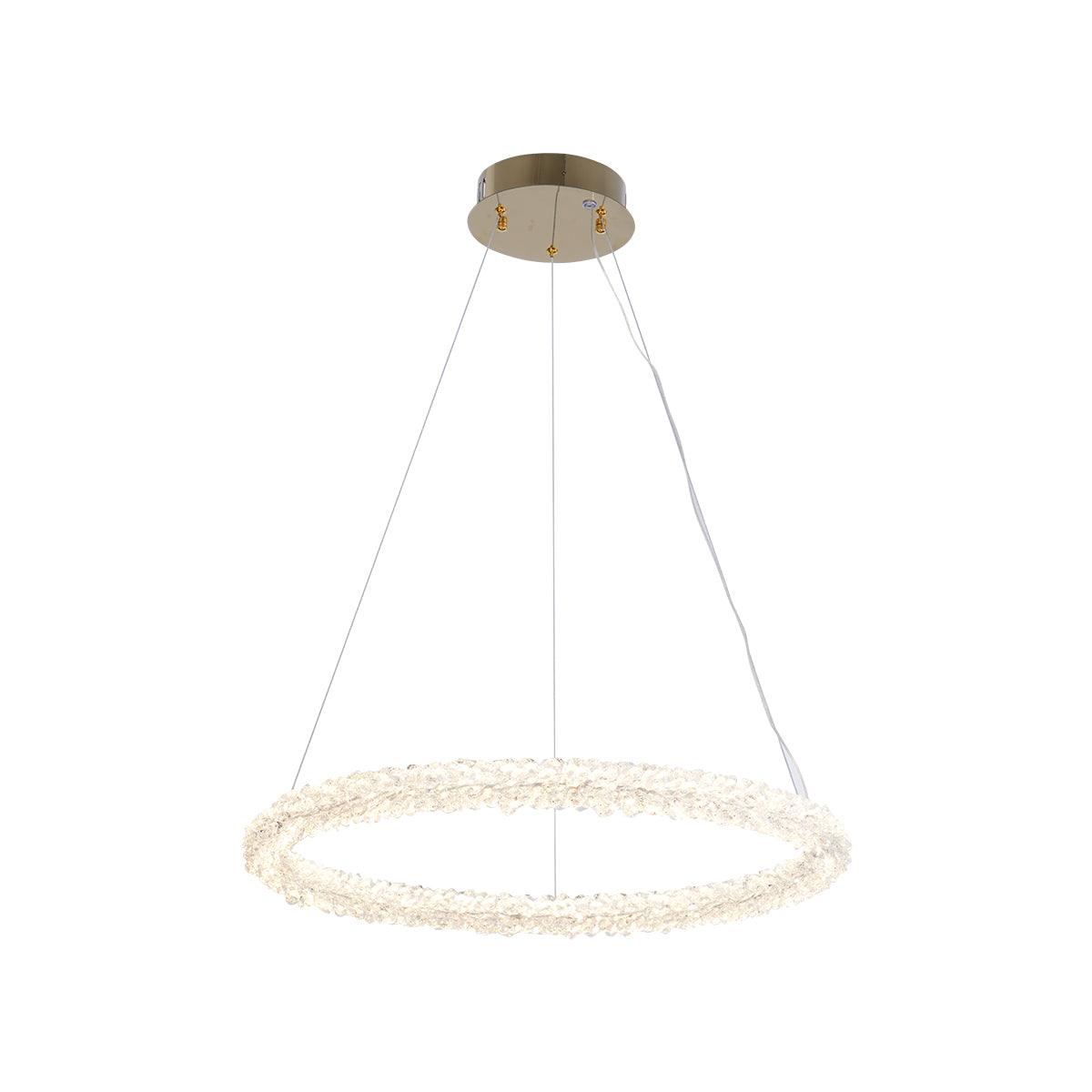 Seleira Kronleuchter Ring Kristall LED