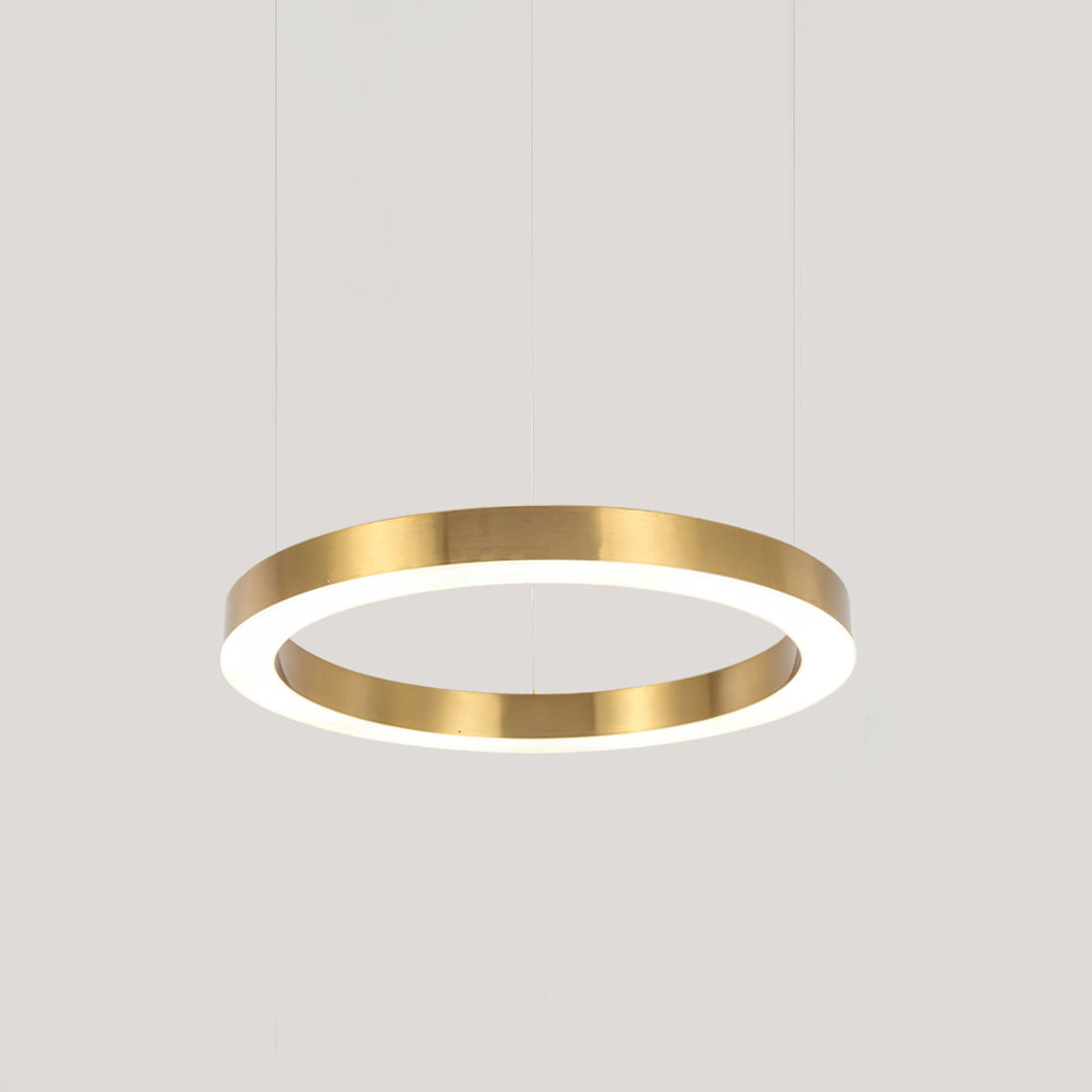 Dexlin Pendelleuchte LED-Ring Gold modern 3-Ring