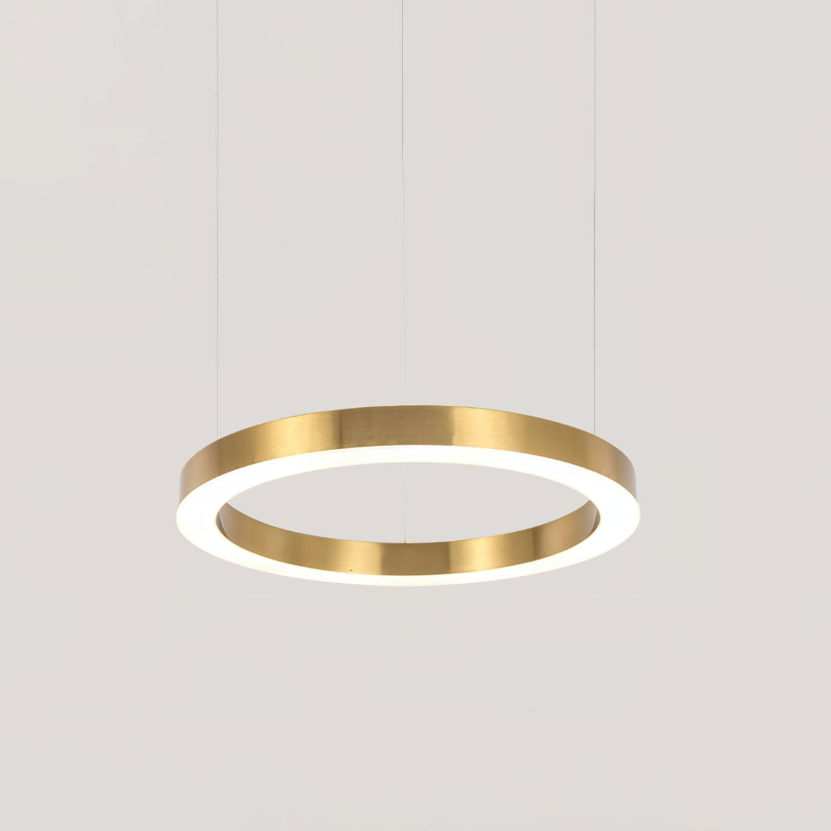 Dexlin Pendelleuchte LED-Ring Gold modern 3-Ring