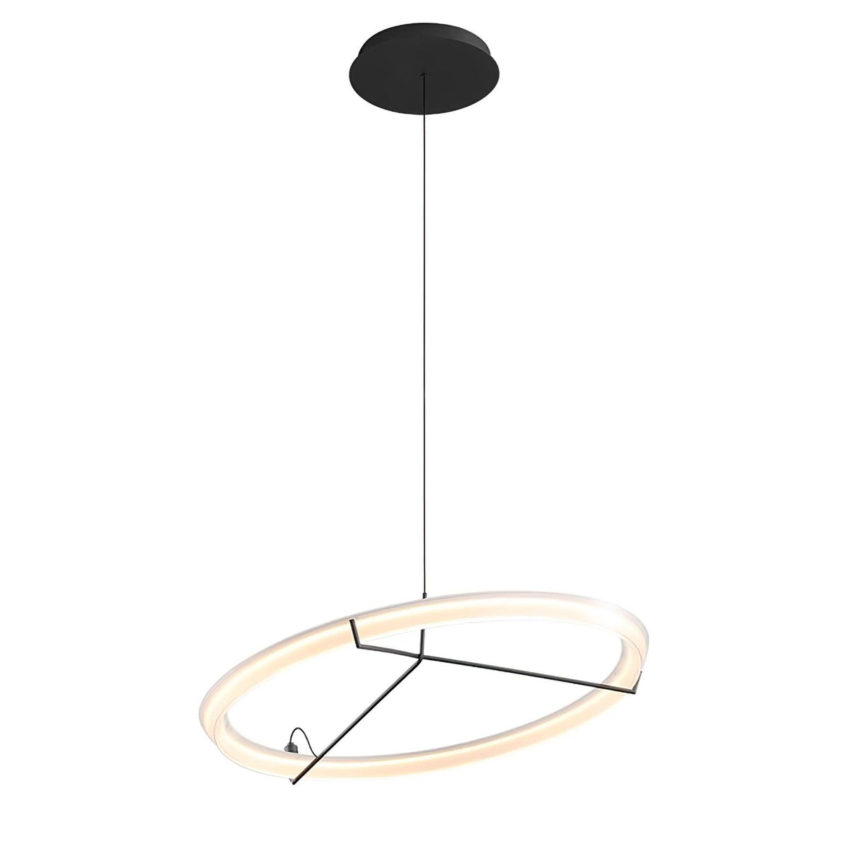 Orinirian Kronleuchter moderne Edelstahl-Ring