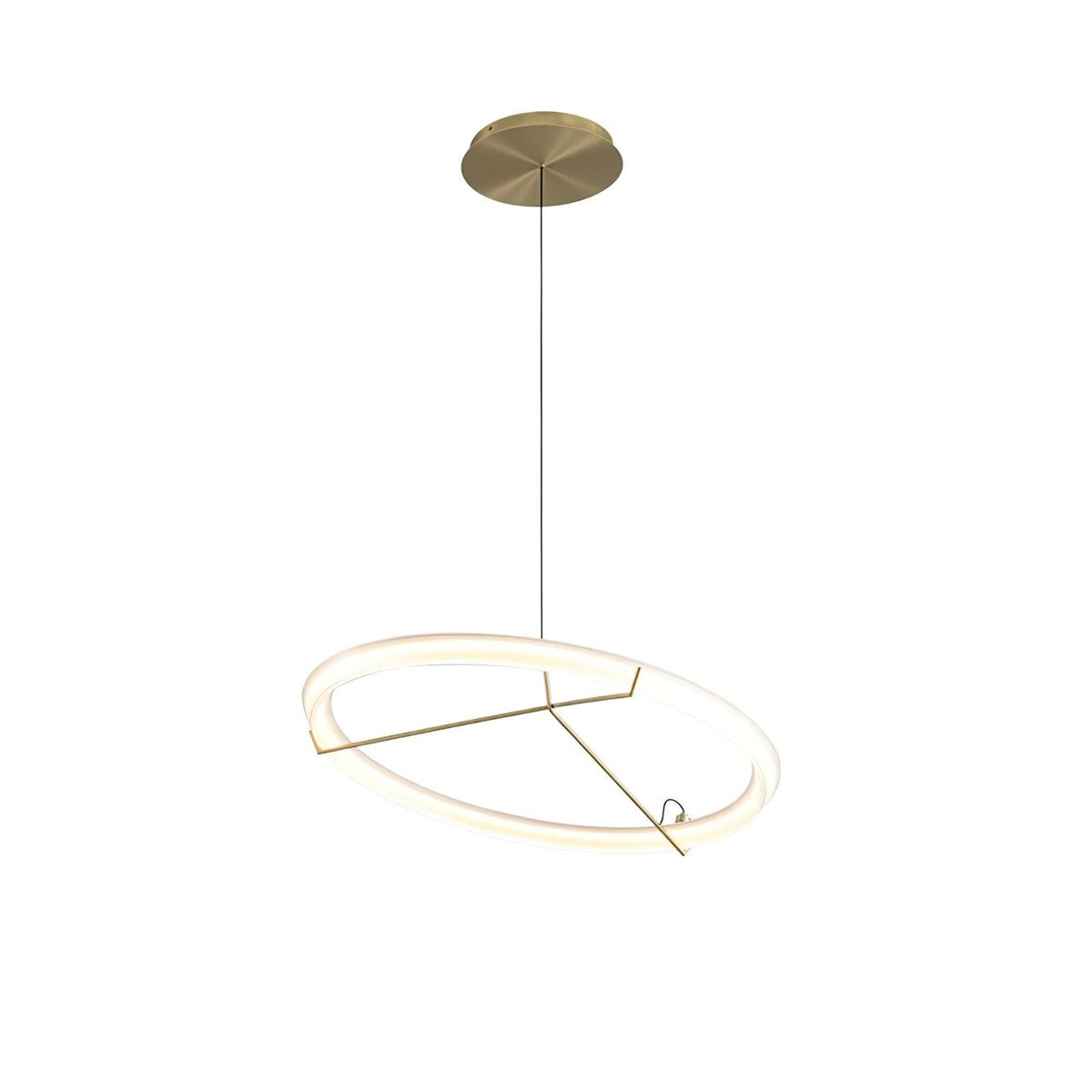 Orinirian Kronleuchter moderne Edelstahl-Ring