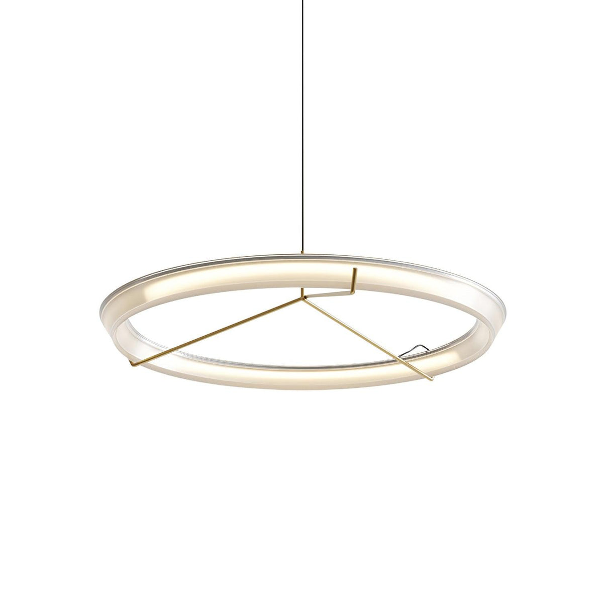 Orinirian Kronleuchter moderne Edelstahl-Ring