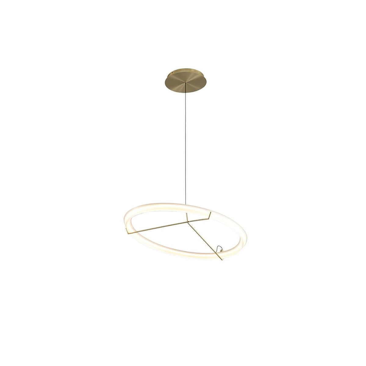 Orinirian Kronleuchter moderne Edelstahl-Ring