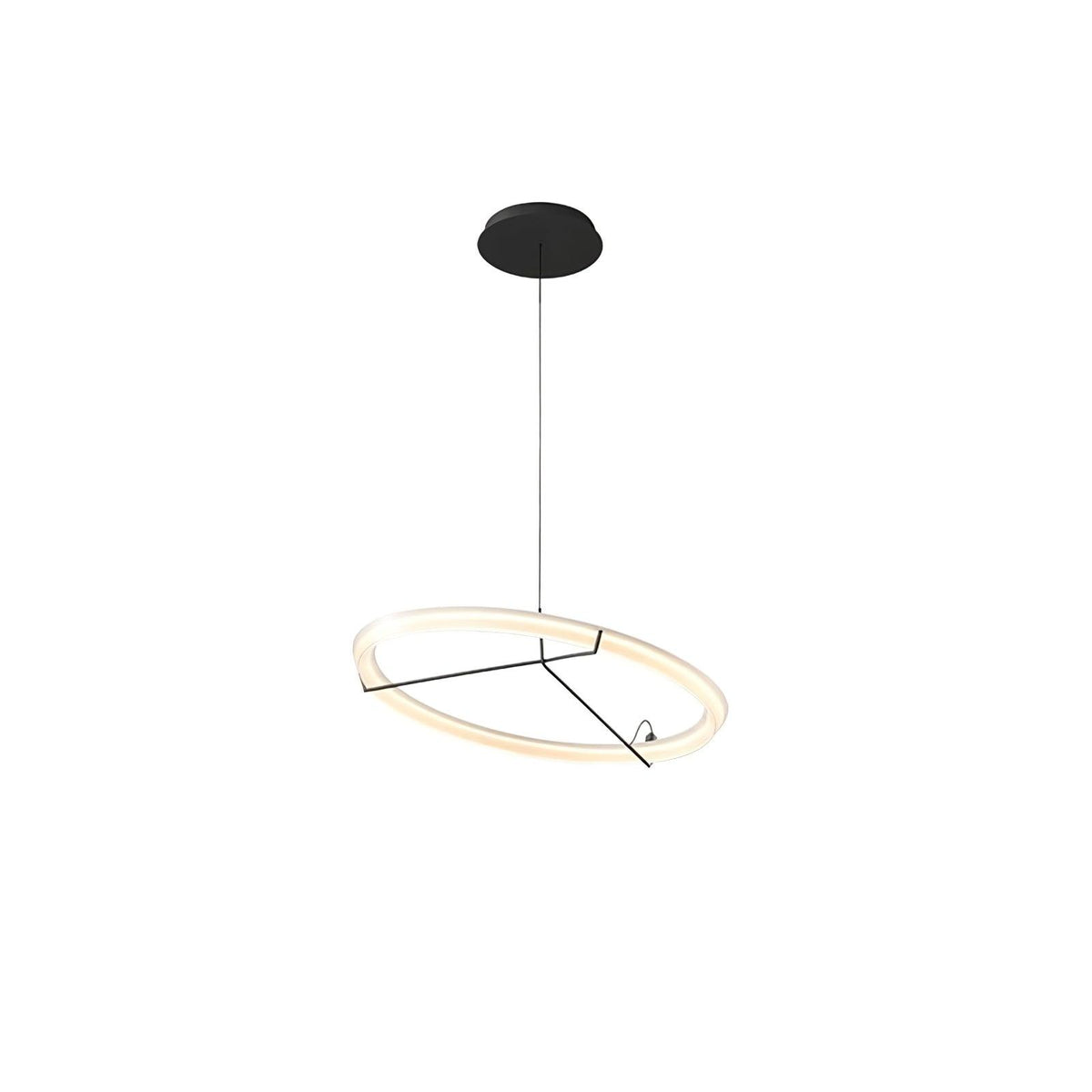 Orinirian Kronleuchter moderne Edelstahl-Ring