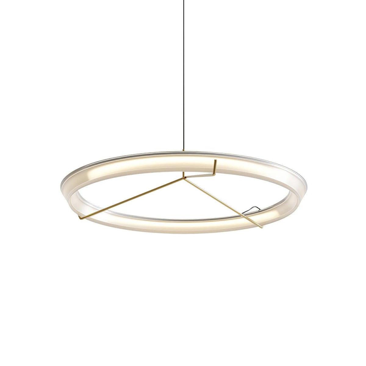 Orinirian Kronleuchter moderne Edelstahl-Ring