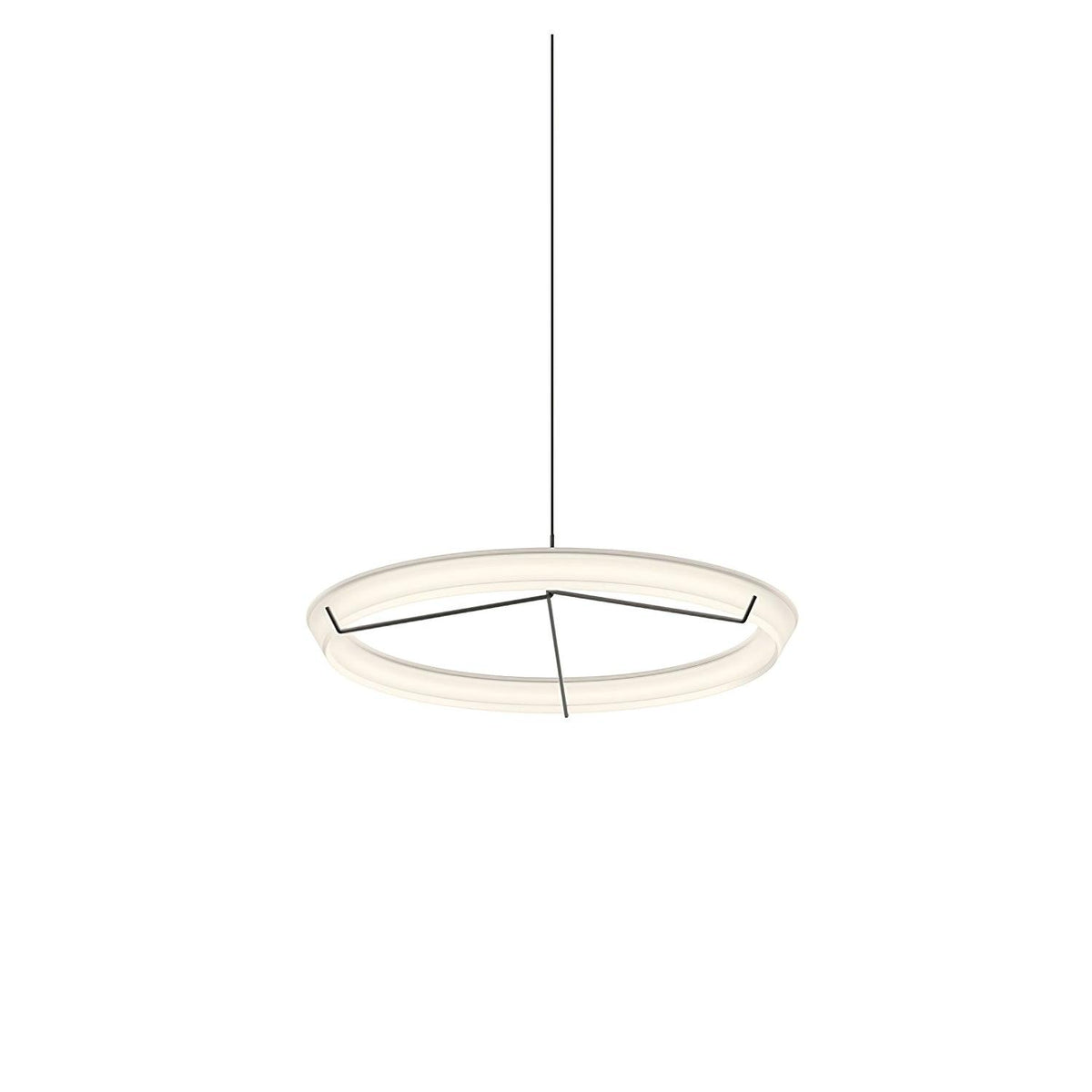 Orinirian Kronleuchter moderne Edelstahl-Ring